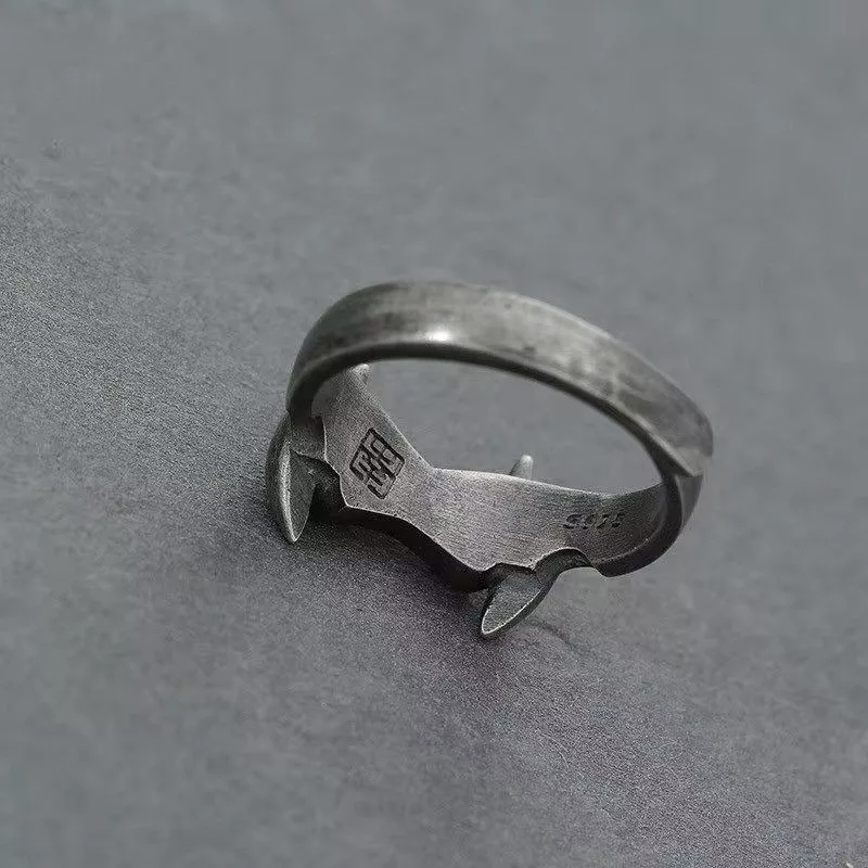 Jewelry Jewelry Watches Jewelry × Vintage Resizeable Vampire Tooth Ring Silver Streetwear