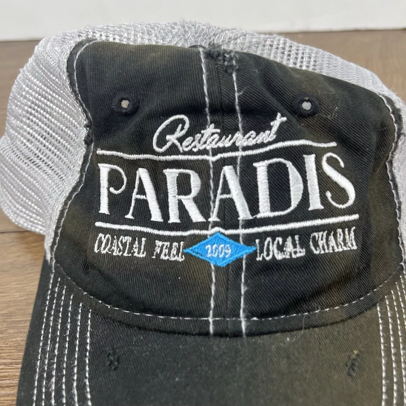 Other Hats Other Paradis Hat Restaurant Costal Hat Adjustable Hat Black Hat A