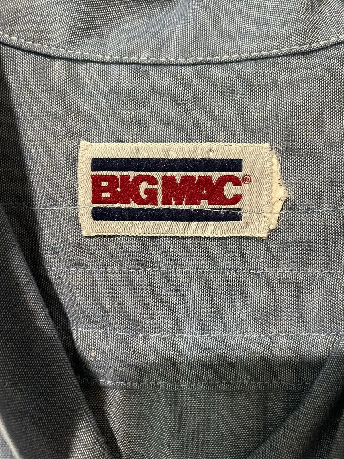 Big Mac Shirts Button Ups Western style Big Mac button up Blue