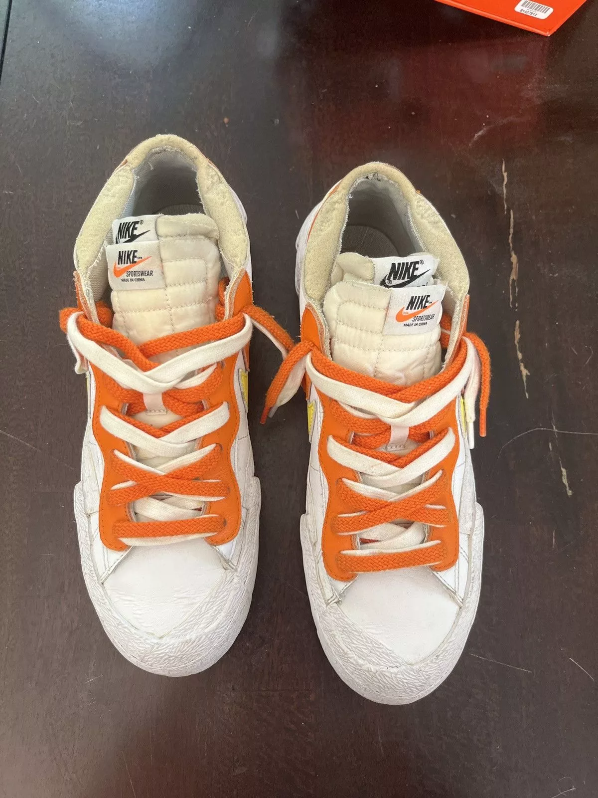 Sacai Low Top Sneakers Sacai Blazer Low White