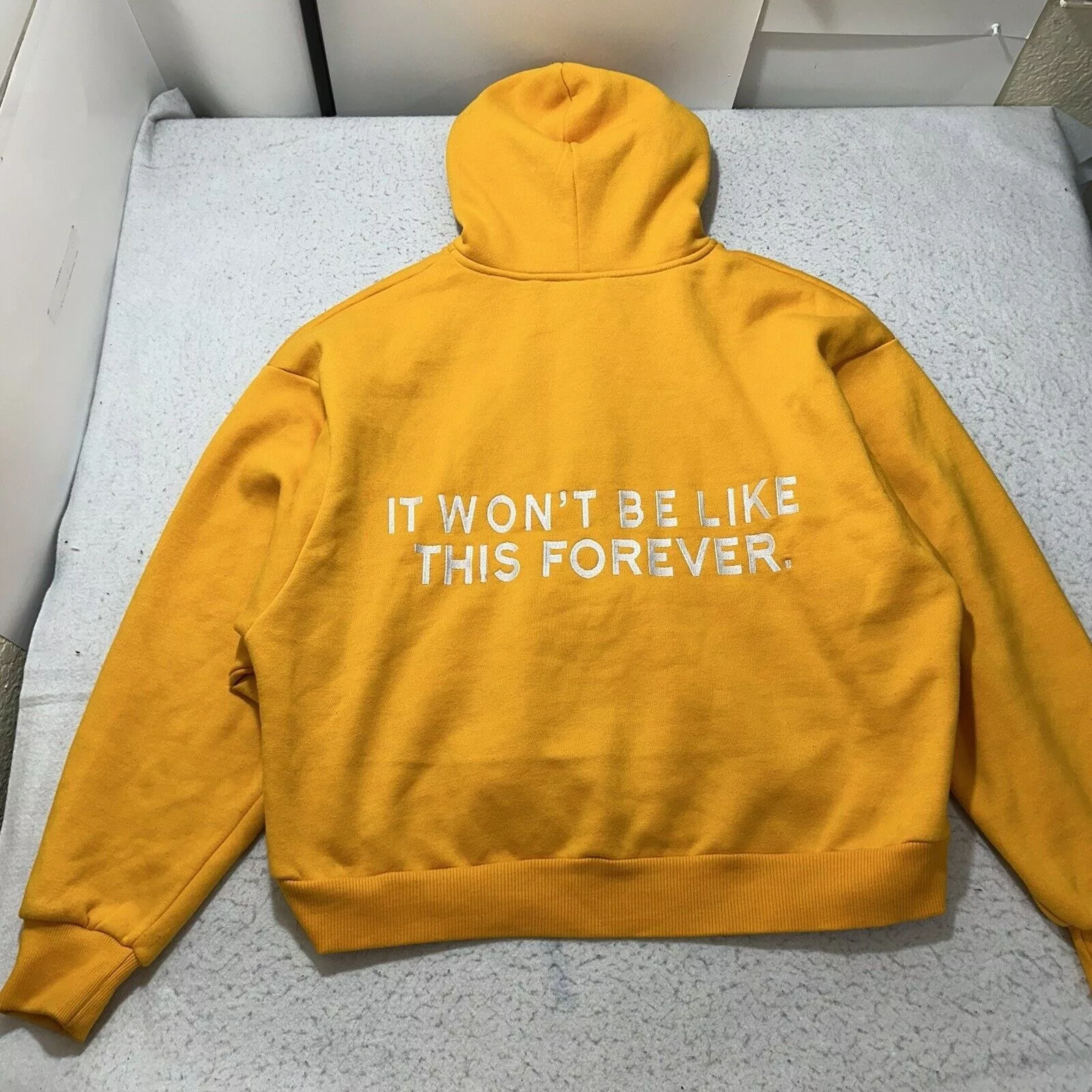 Other Sweatshirts Hoodies Other Get Some Sleep XXL Hoodie Won't Be Like This Forever Mustard Yellow