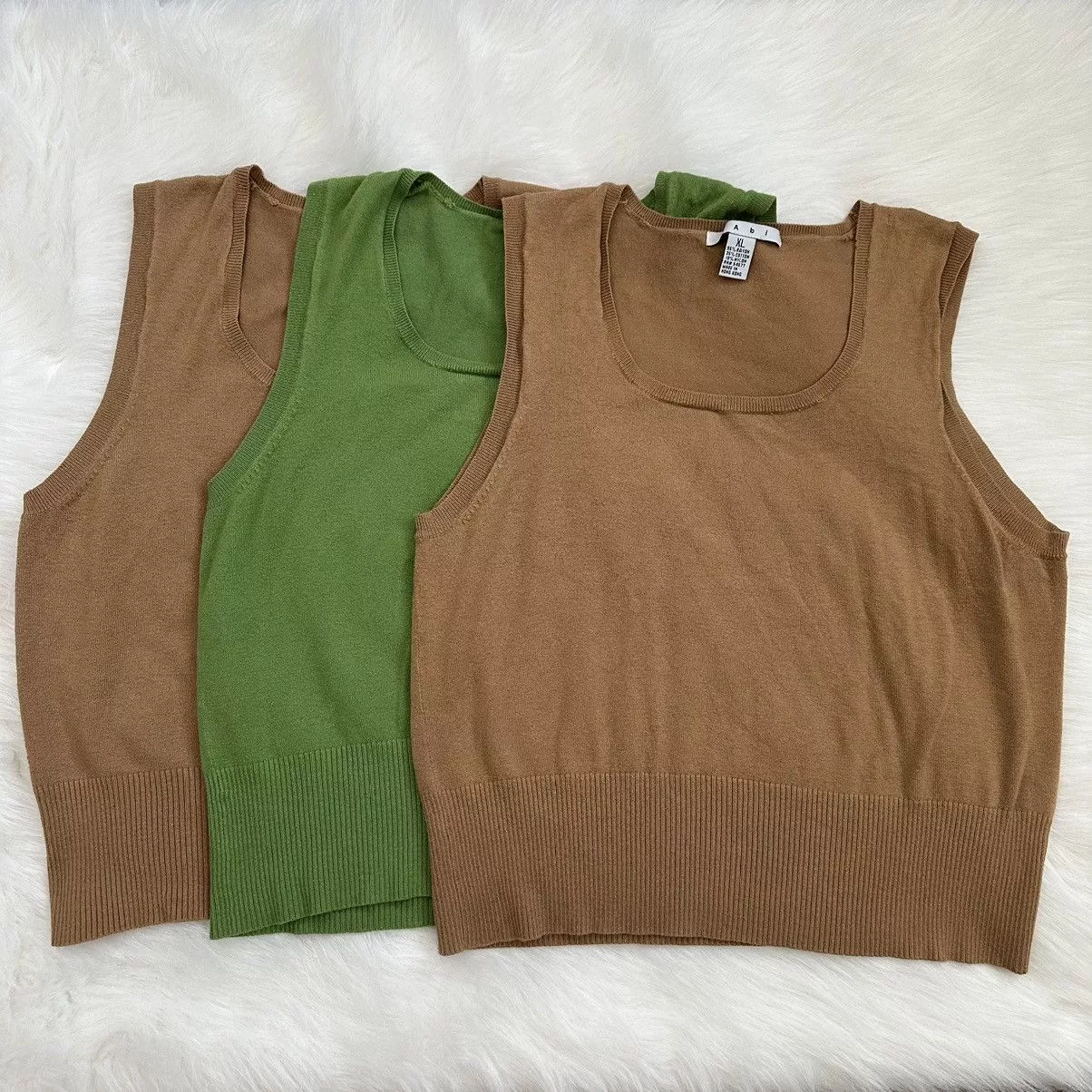 Other Tank Tops Other CAbi Bundle (3) Size XL Stretchy Tank Tops Multi
