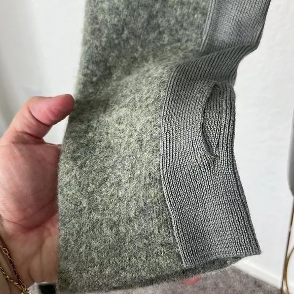Designer Sweaters Designer NFP Boiled Merino Wool Strap Convertible Cut Out Sweater Cag Multi Streetwear
