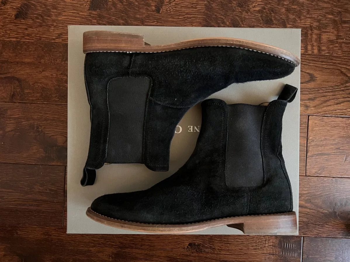 Represent Clo. Boots Represent Clo. Represent Black Suede Chelsea Boot
