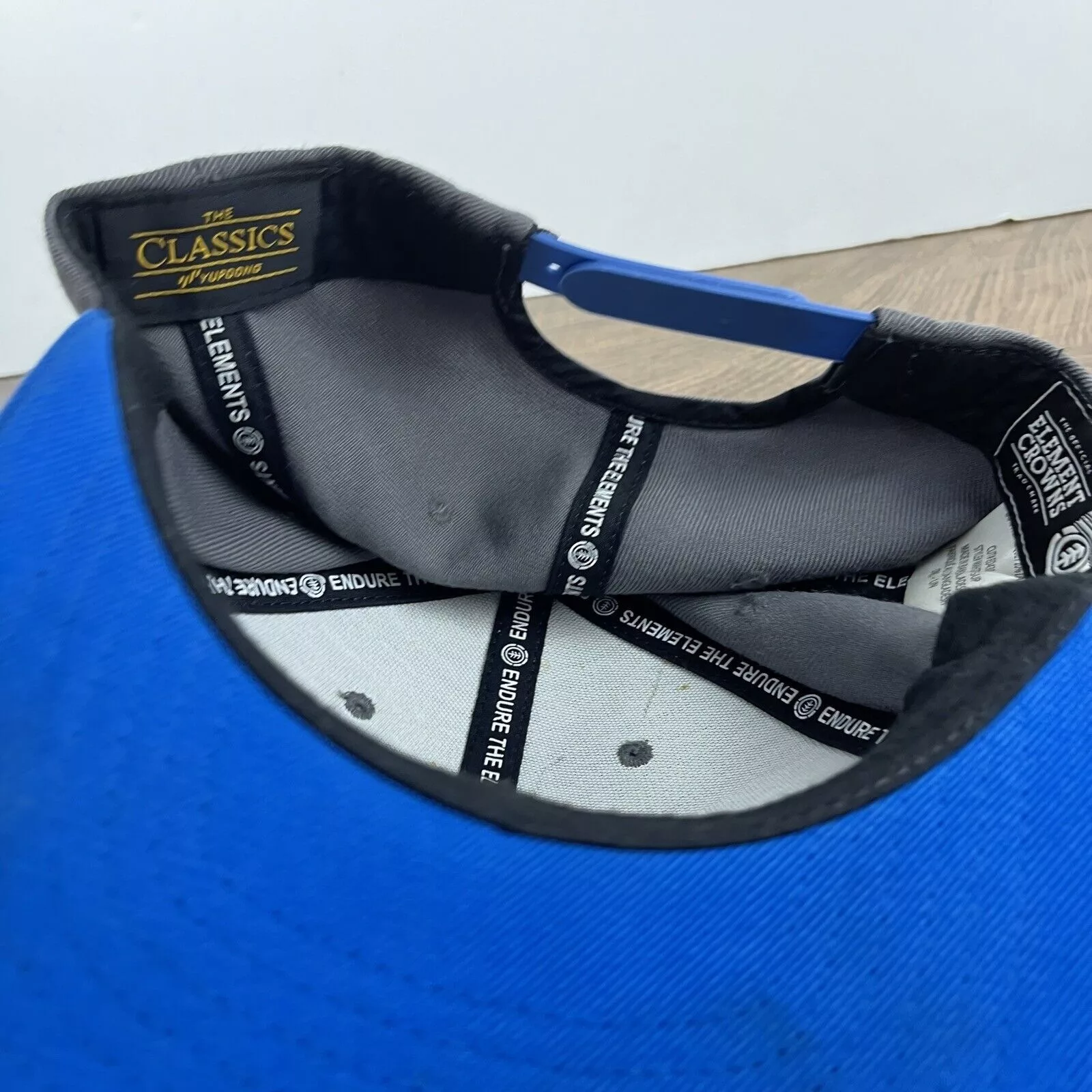 Other Hats Other Element Field Tested Hat Element Gray Snapback Hat Adjustabl
