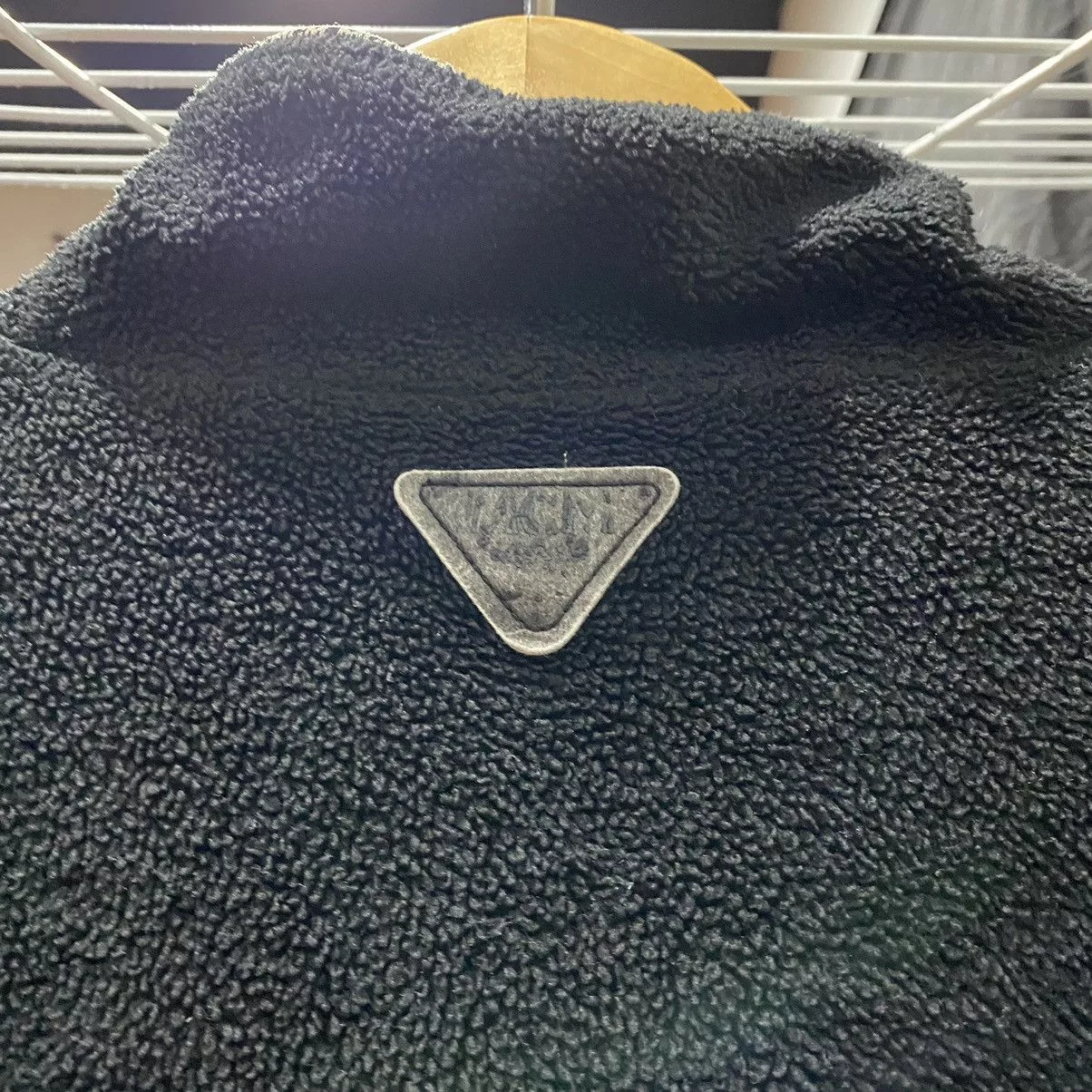 MCM Light Jackets MCM Black Reversible Fleece Jacket