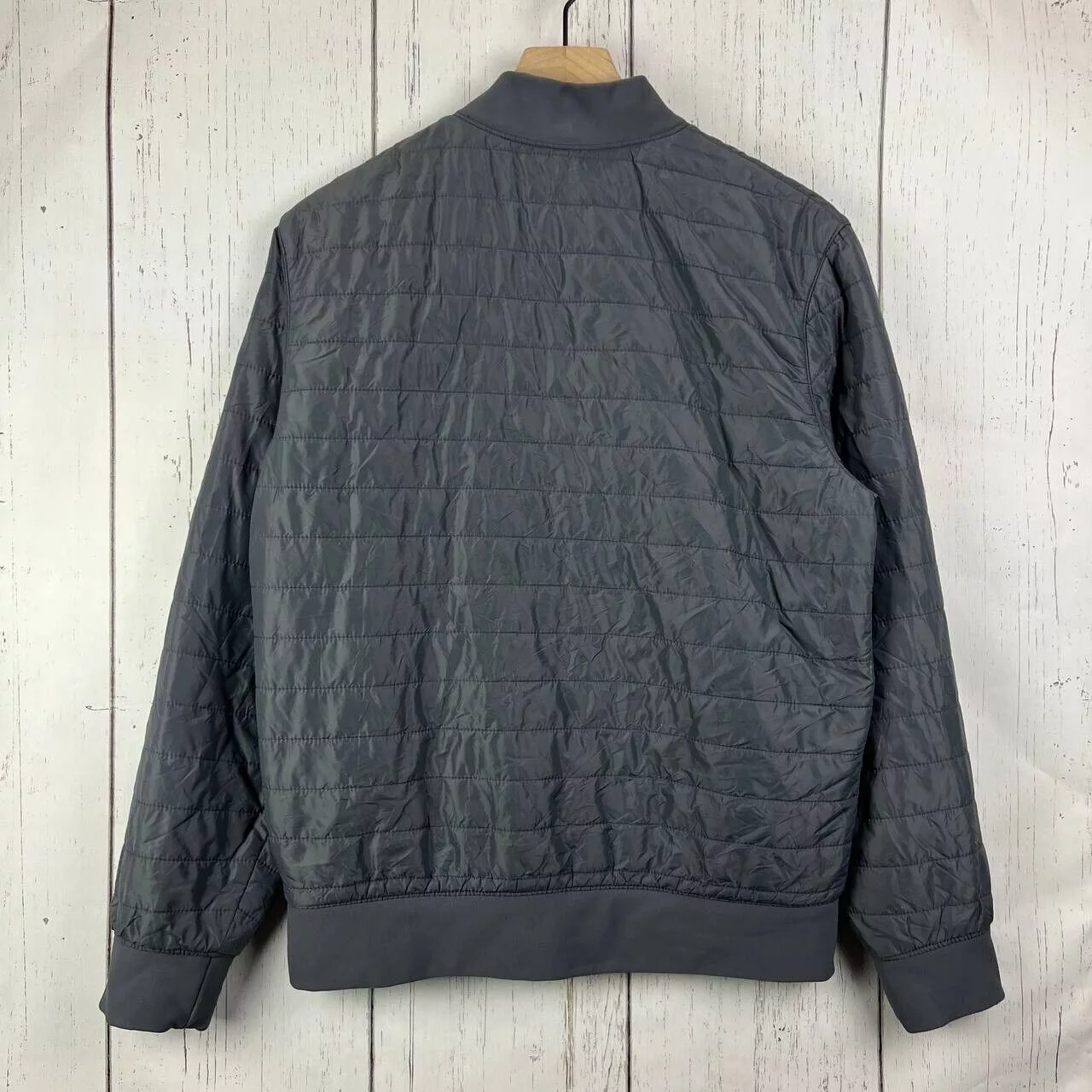 George Bombers George Bomber Lightweight Puffer Jacket Men 100% Polyester Gray