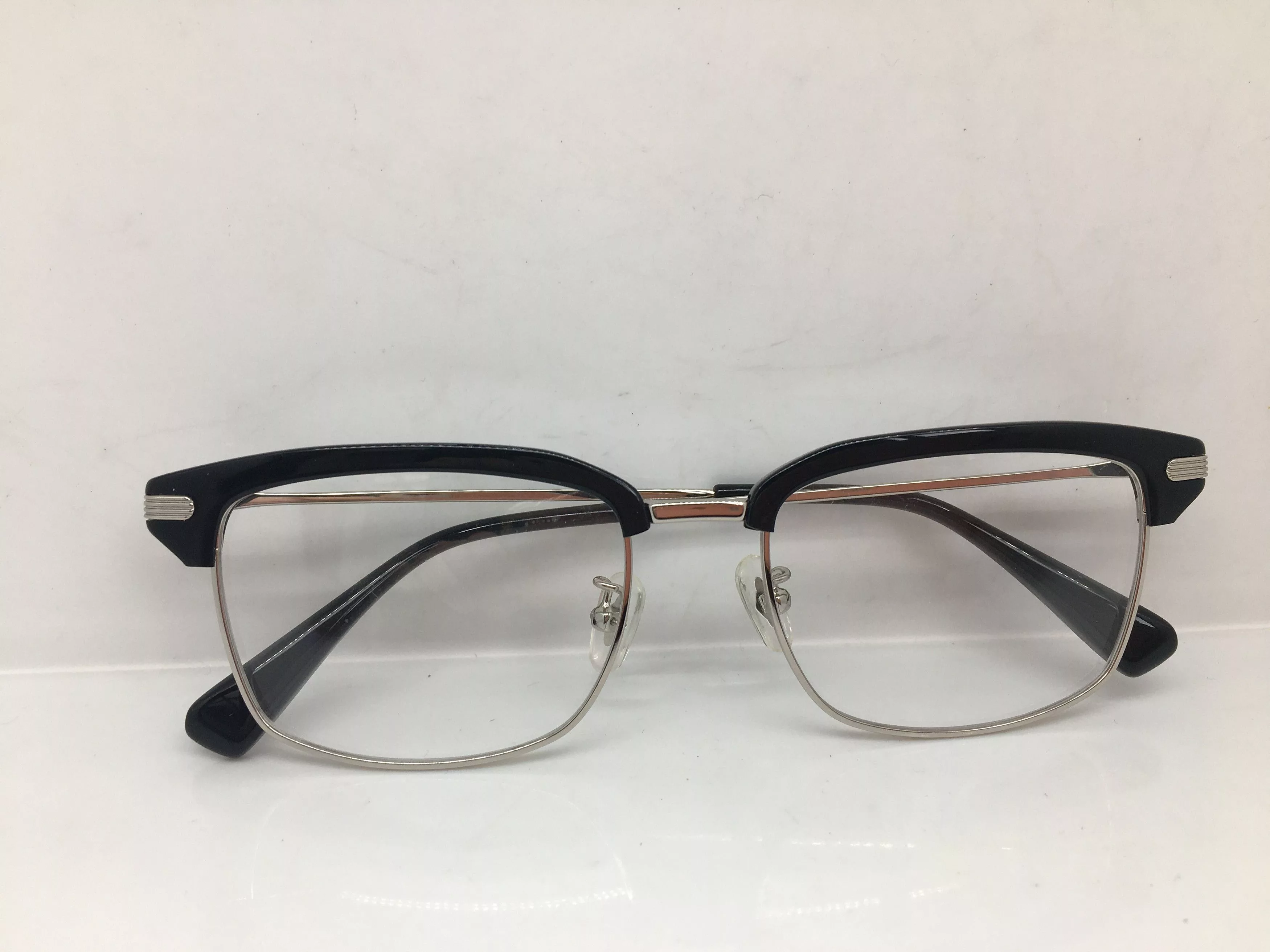 Other Glasses Other MOd Malcolm X Black Silver RX Eyeglasses Frame