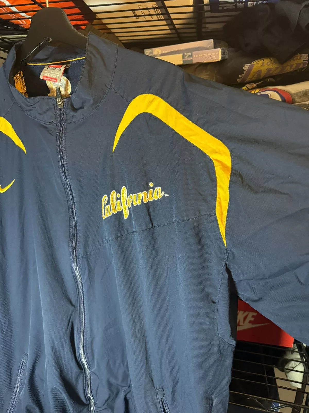 NCAA Light Jackets NCAA × Nike × Vintage Vintage Nike UC Berkeley Jacket Blue