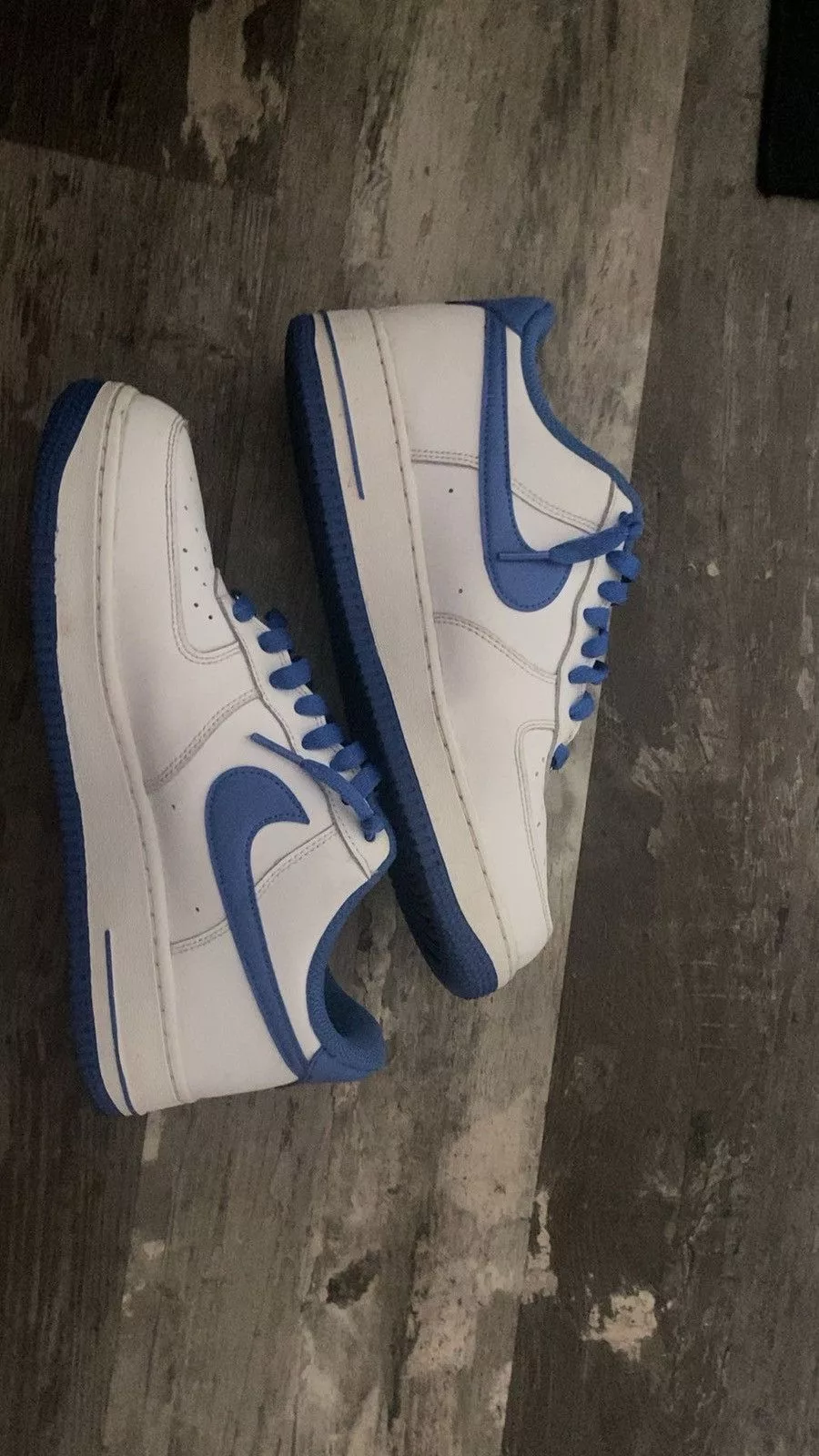Nike Low Top Sneakers Nike White / Blue Air Force 1