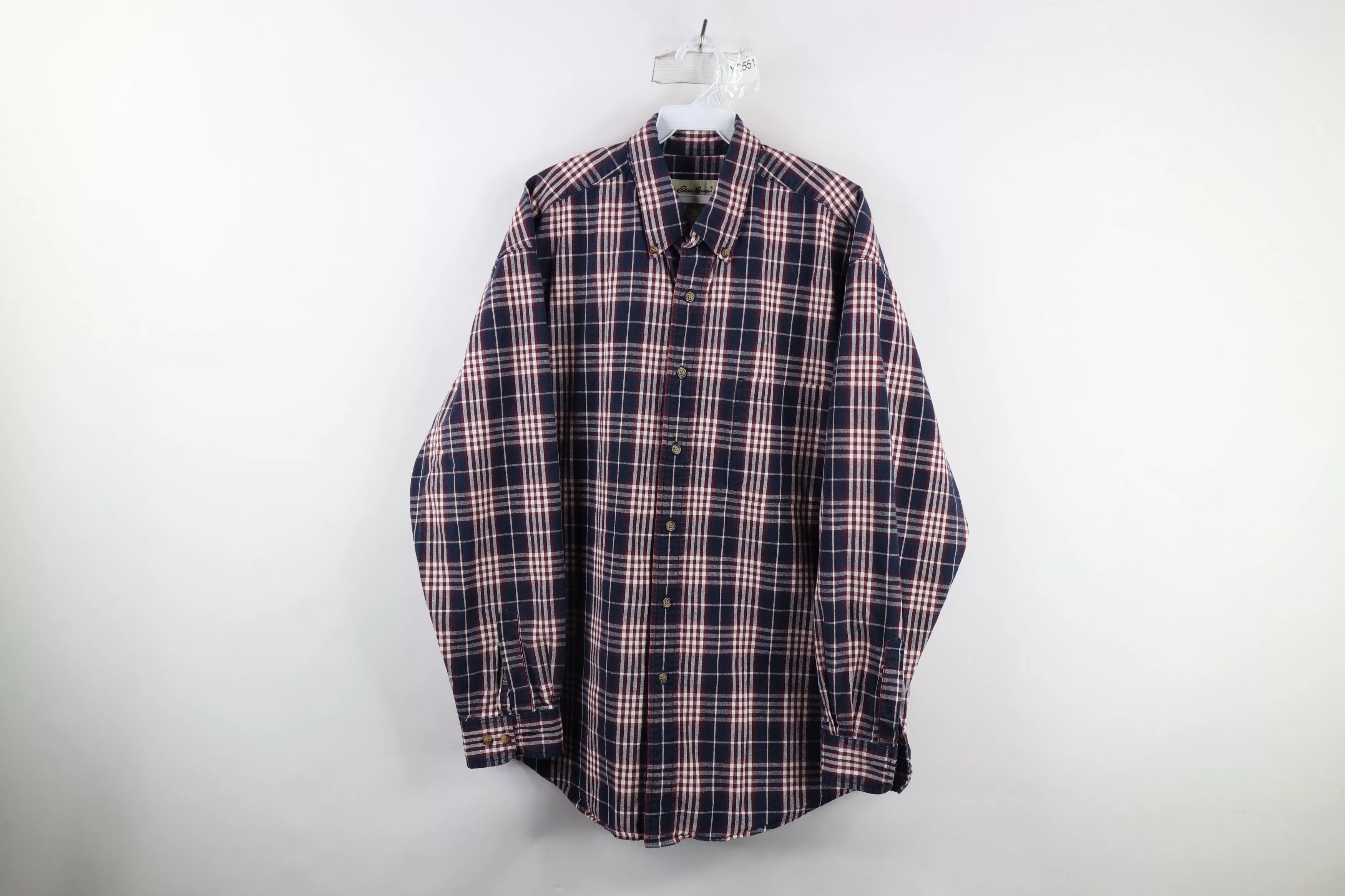Eddie Bauer Shirts Button Ups Eddie Bauer × Vintage Vintage 90s Eddie Bauer Heavyweight Canvas Button Down Shirt Multi
