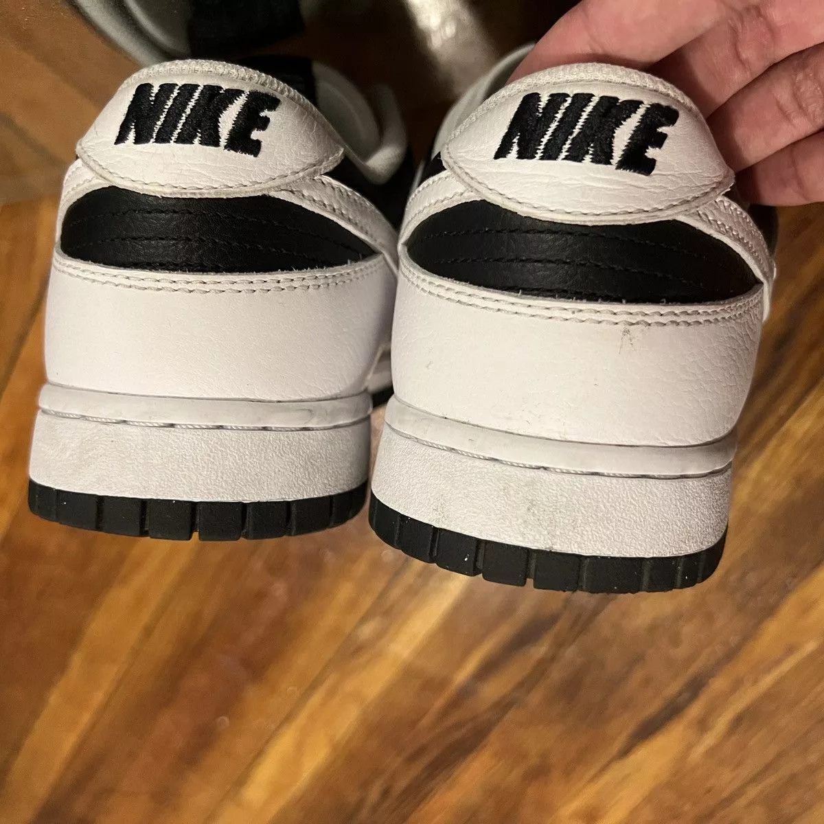 Nike Low Top Sneakers Nike Dunk Black White Size 11