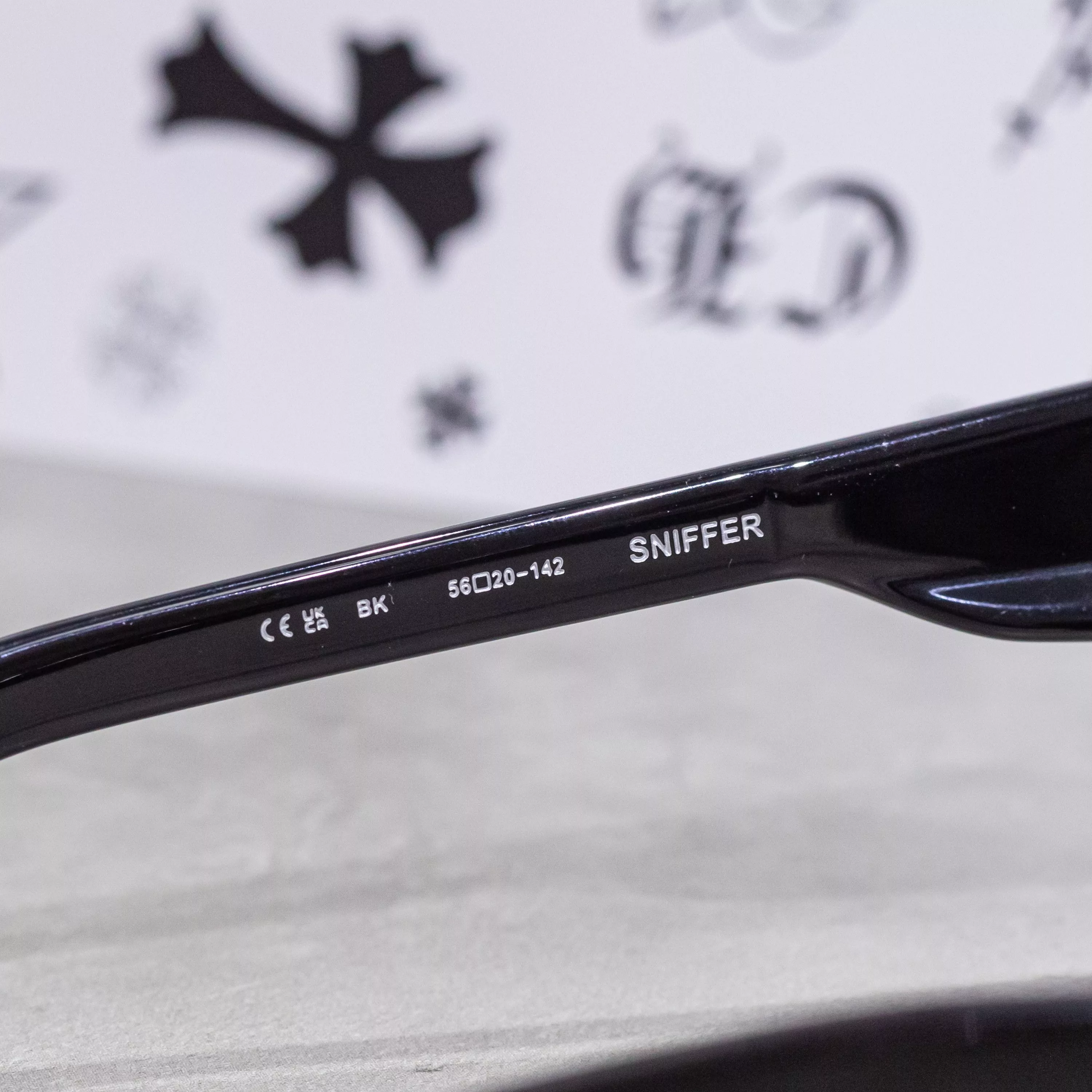 Chrome Hearts Sunglasses CHROME HEARTS SNIFFER BLACK