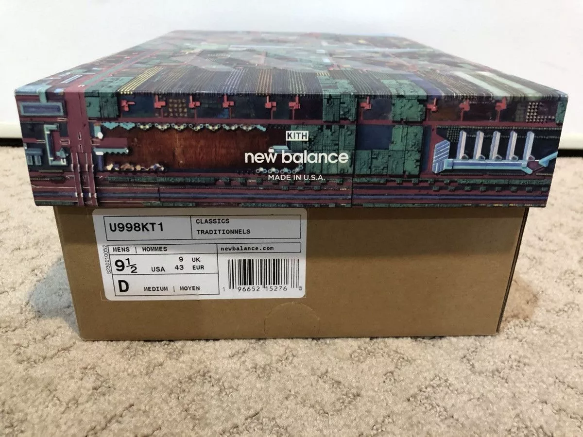 Frank Wright Low Top Sneakers Frank Wright × New Balance × Ronnie Fieg New Balance 998 Ronnie Fieg & Frank Lloyd Wright “BOX ONLY” Orange
