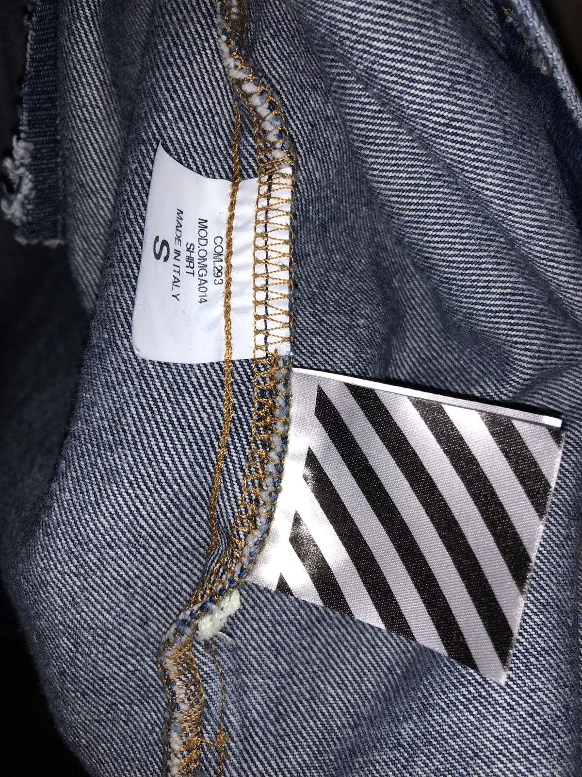 Off-White Denim Jackets Off-White Denim Jacket Blue