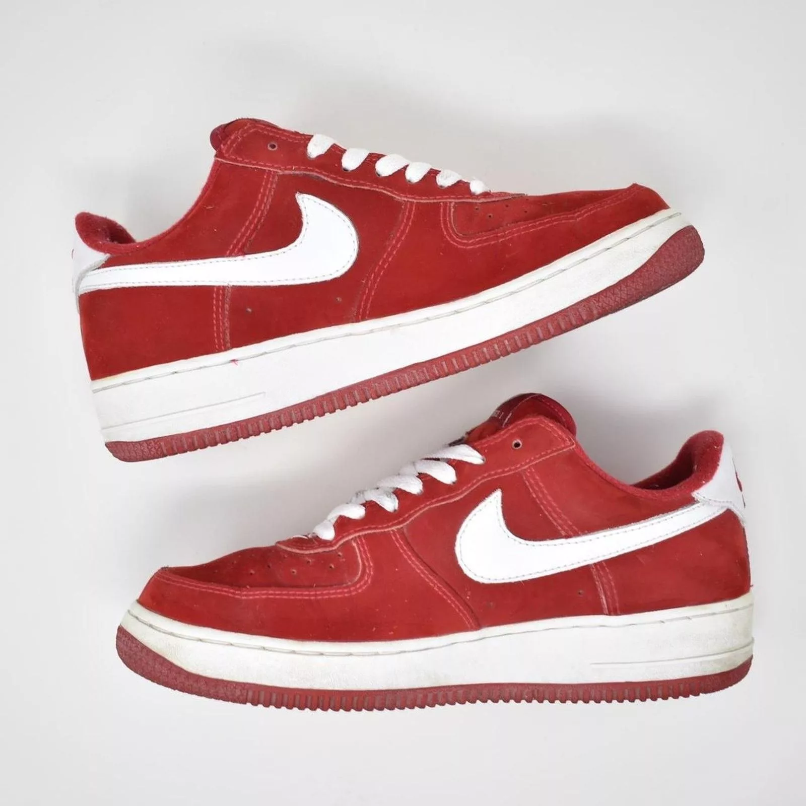 Nike Low Top Sneakers 2003 Nike Air Force 1 Low Valentines Day Red