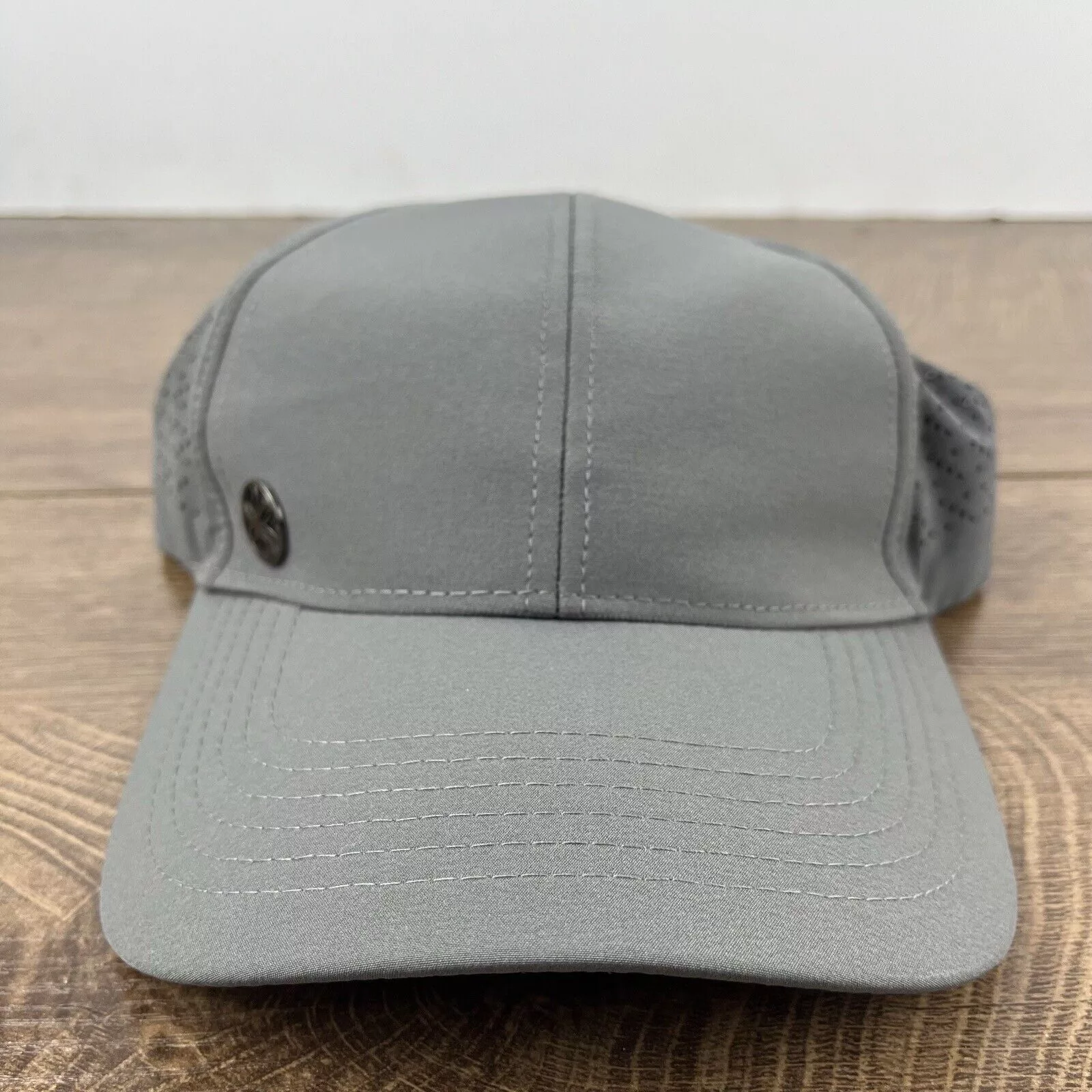 Other Hats Other Gray Athletic Hat Running Cap Hat Gray Hat Adjustable Hat Gr