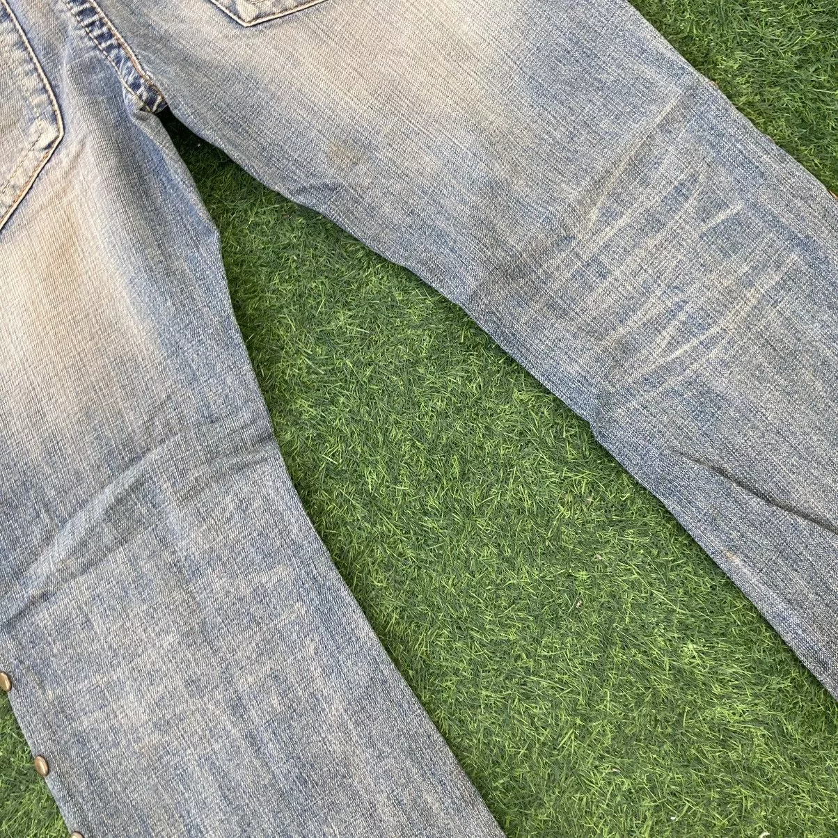 Vanquish Denim VANQUISH BOOTCUT RIPED STYLE JEANS Blue