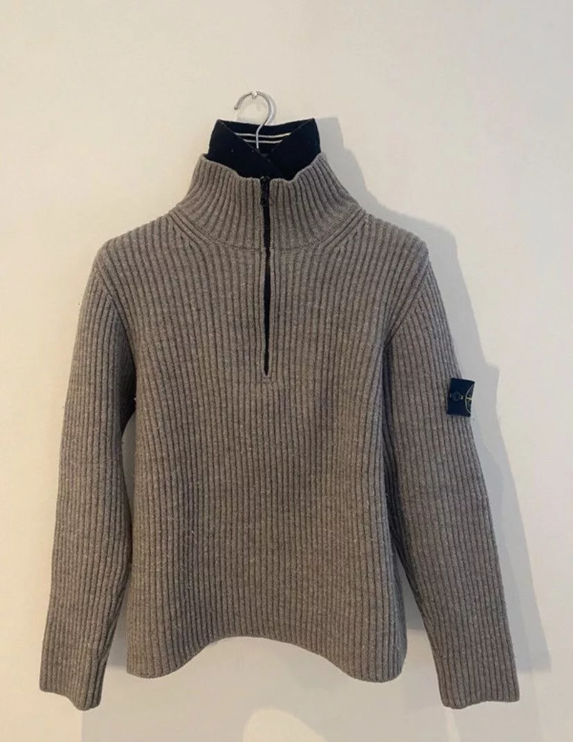 Stone Island Sweaters Stone Island wool sweater Brown