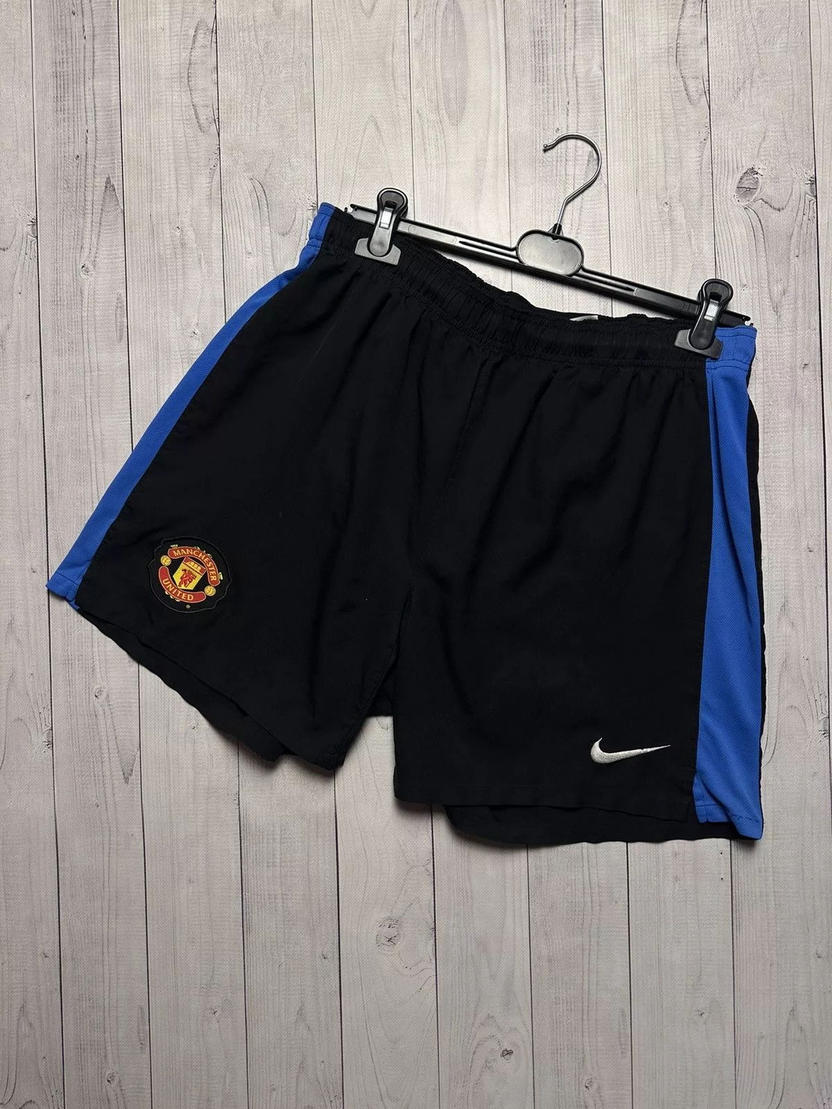 Nike Shorts Nike × Vintage Vintage Nike Manchester United soccer shorts size M black Sportswear