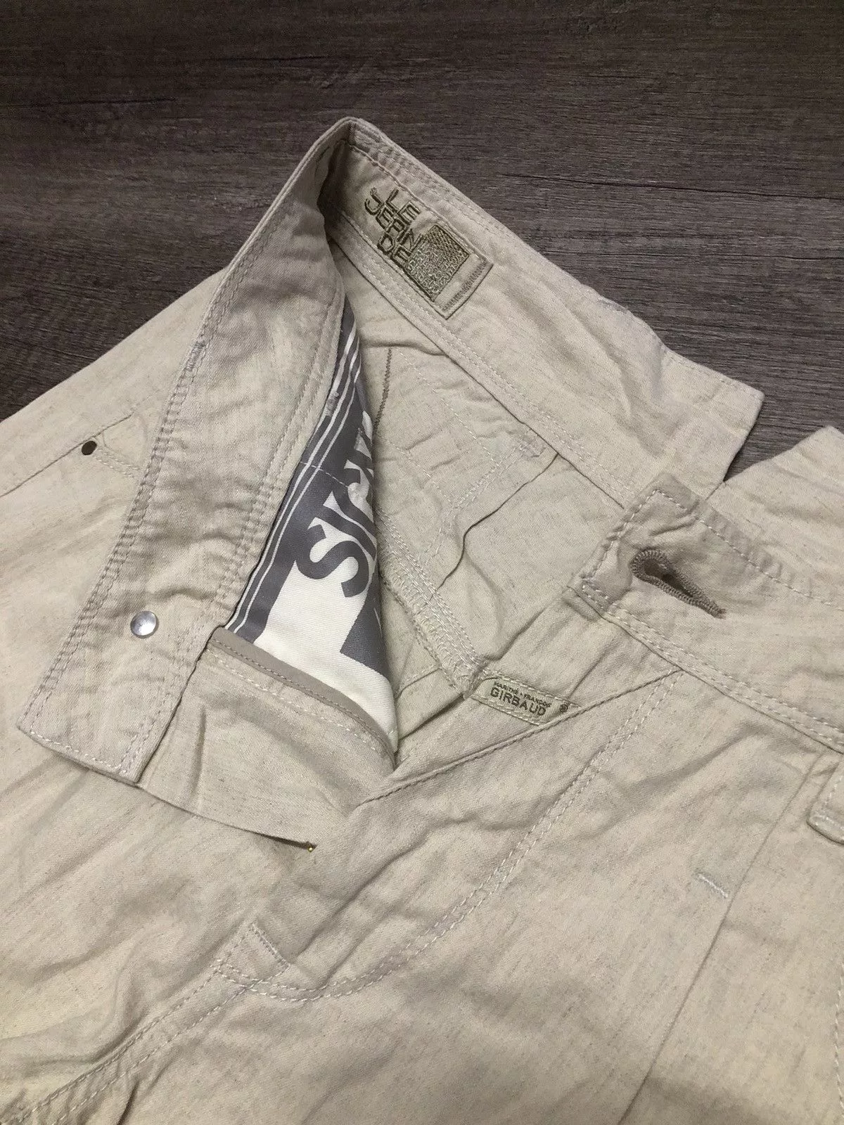 Designer Pants Designer × Marithe + Francois Girbaud × Vintage MARITHE FRANCOIS GIRBAUD CASUAL PANT White