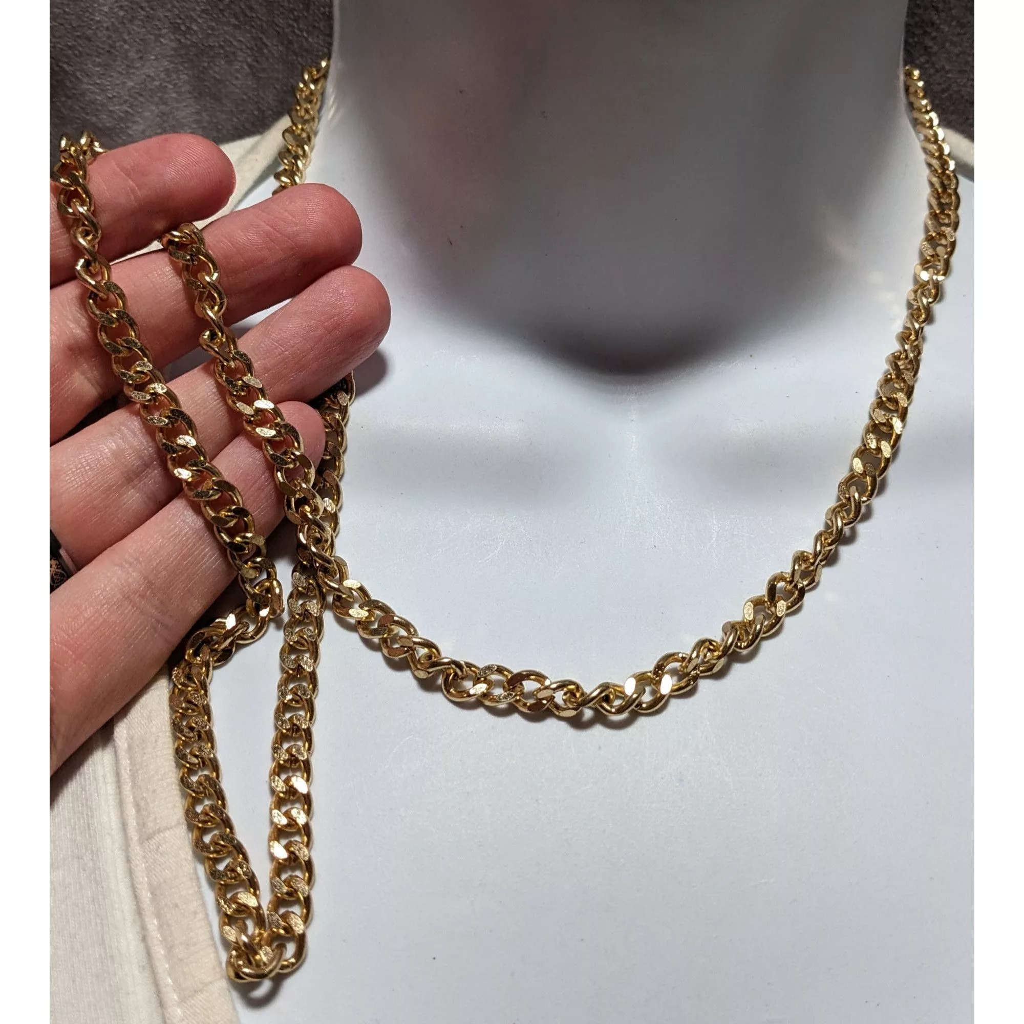 Other Necklaces Other Classic Bright Gold Chain Necklace