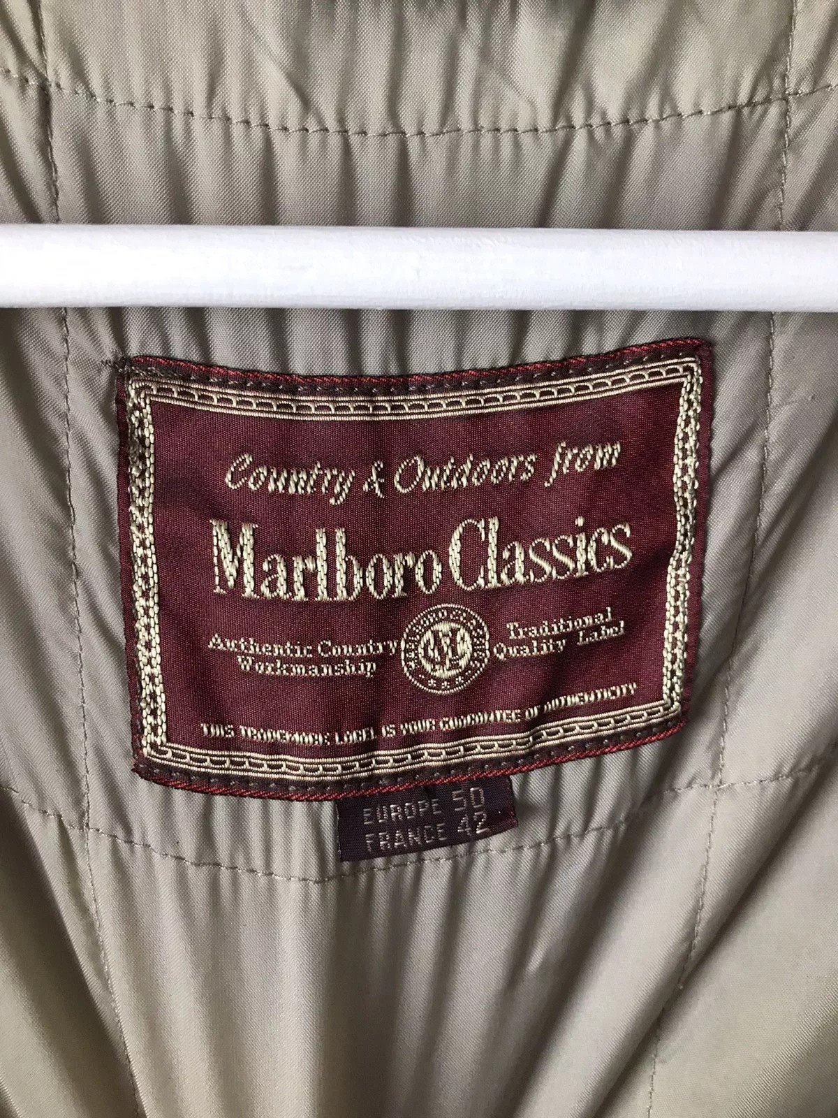 Marlboro Leather Jackets Marlboro Classics Quality Lable Windstoper Buttoned Jacket Brown Streetwear
