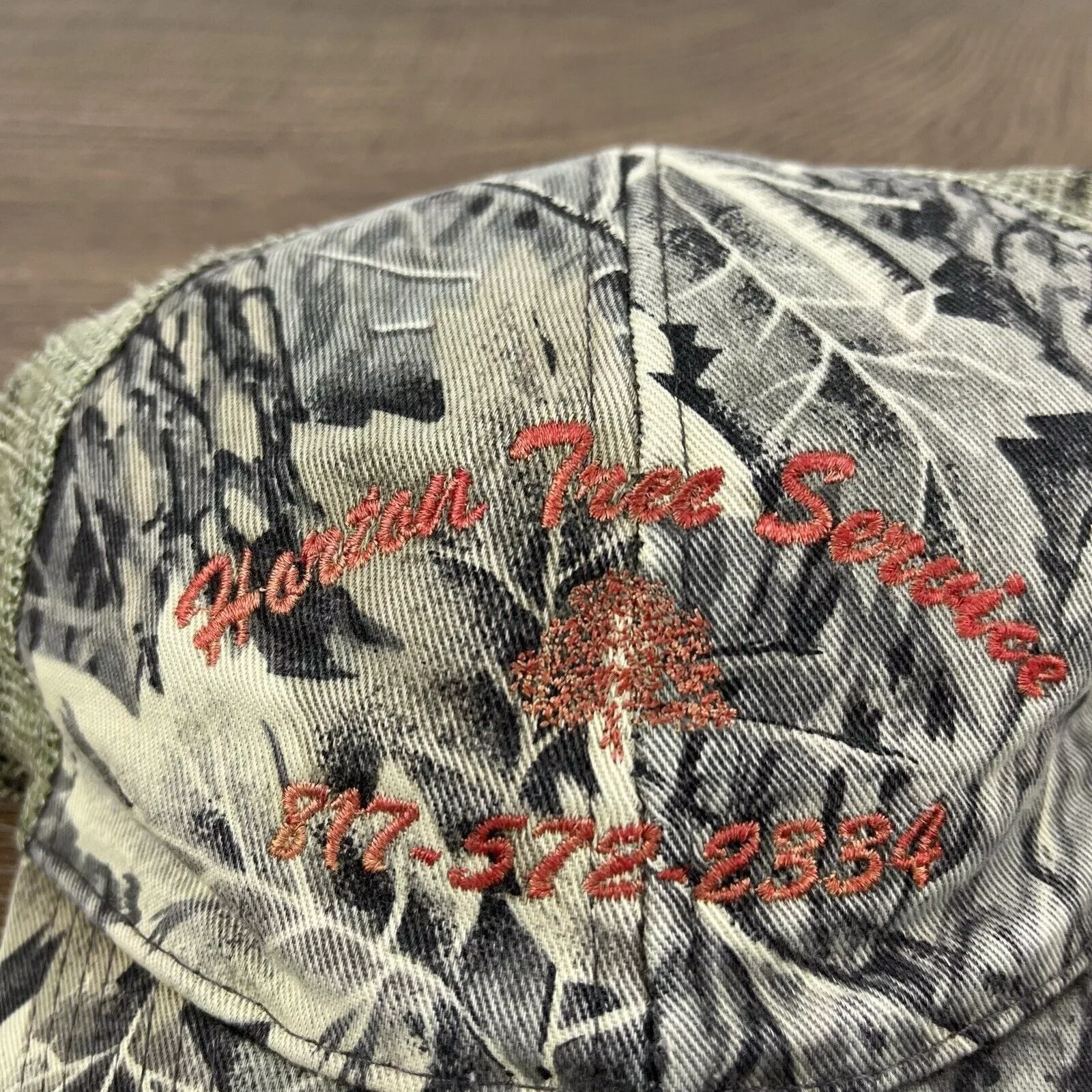 Other Hats Other Horton Tree Service Hat Adjustable Hat Camo Adjustable Hat G Green