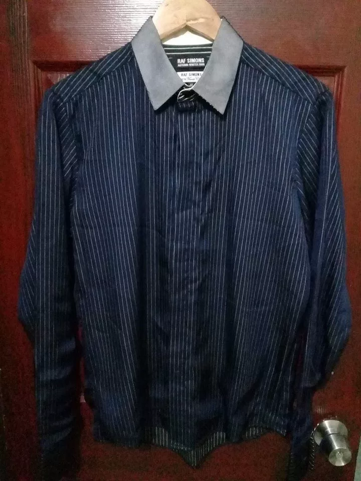 Raf Simons Shirts Button Ups raf simons Blue