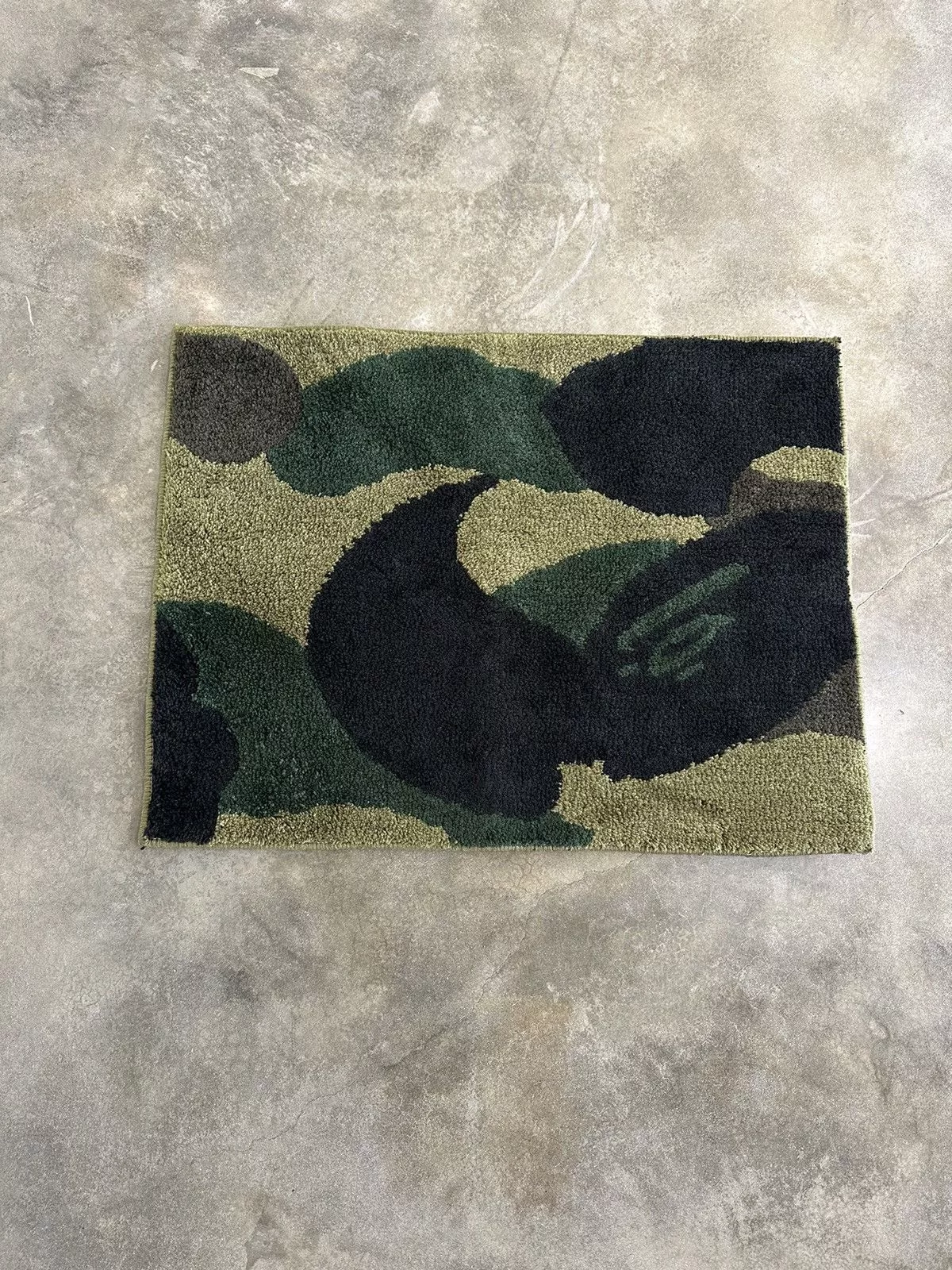 Bape Miscellaneous Bape 1st Camo Rug Green