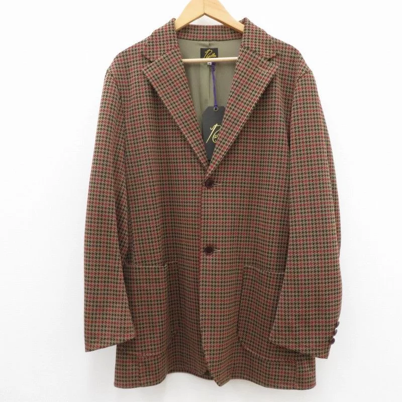 Needles Light Jackets Needles Jacket Tailored Total Pattern Polyester Brown