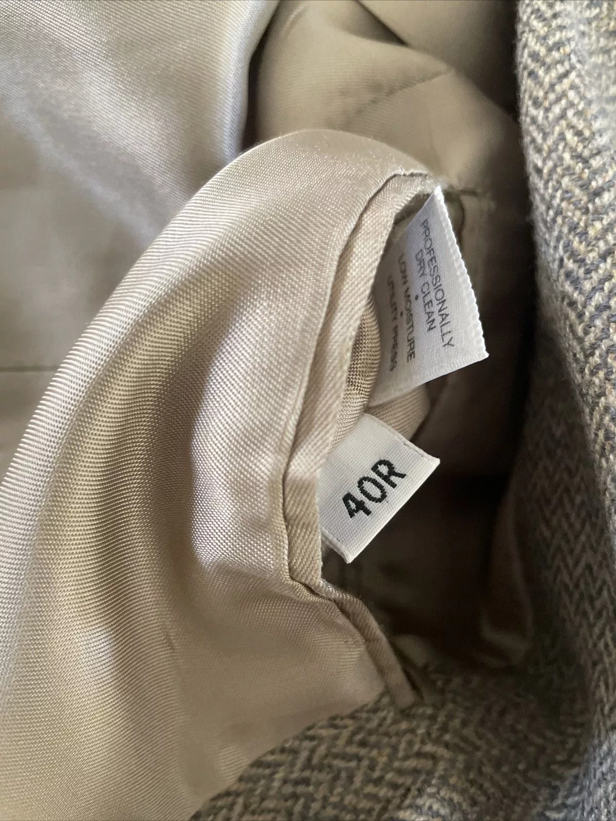 Burberry Blazers Burberry Herringbone Wool Jacket Brown