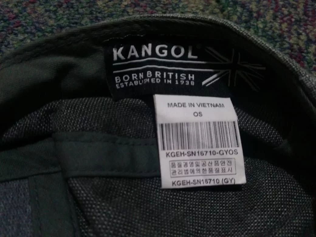 Kangol Hats 5 Panel Kangol Snake Skin Hat Cap Gray
