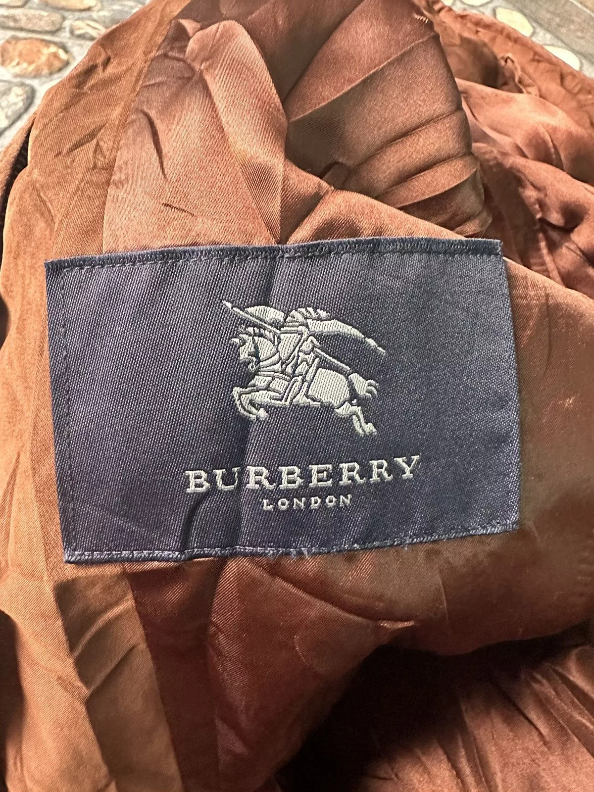 Burberry Jackets Burberry B Embroidery Jacket Brown
