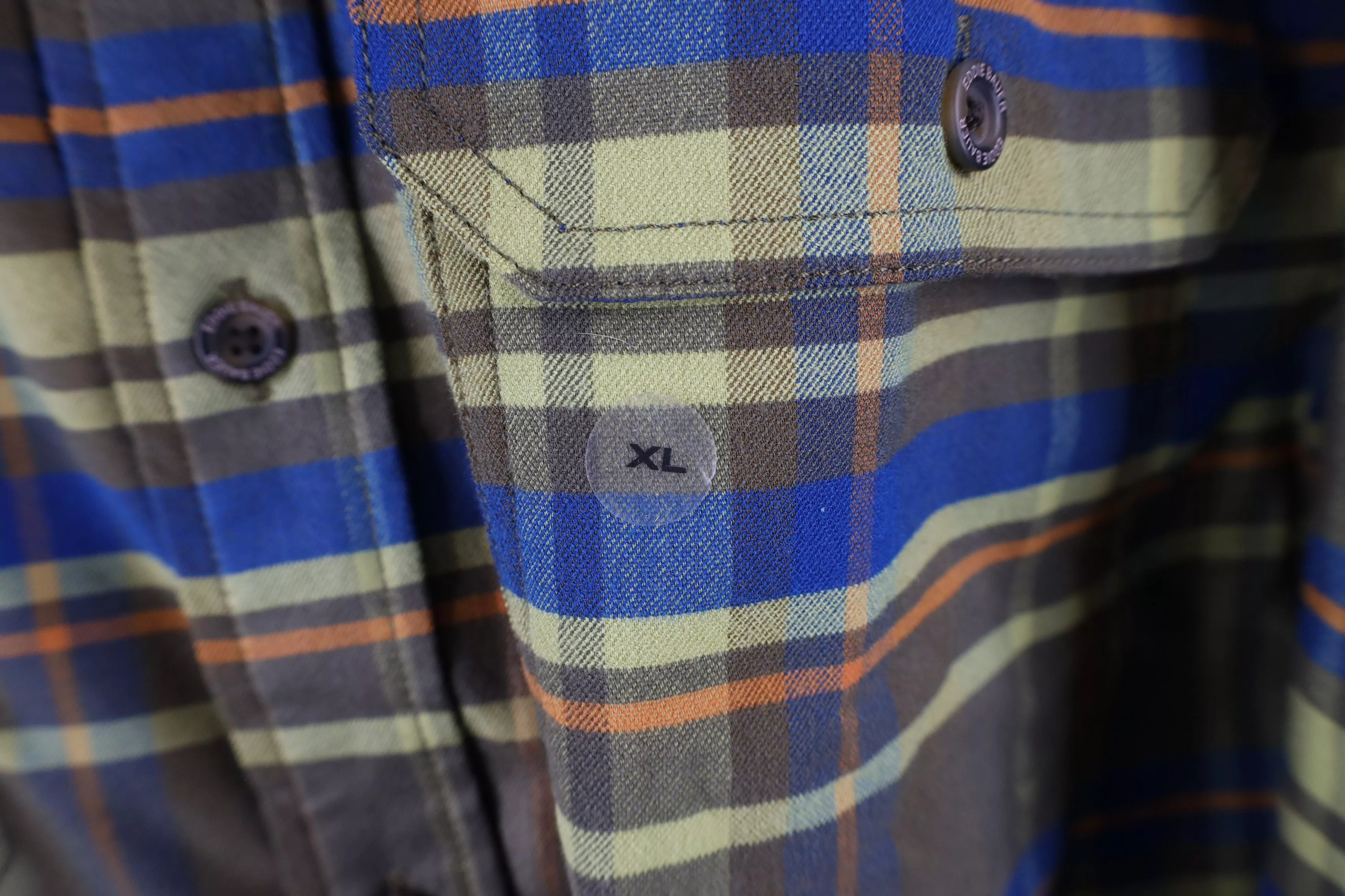Eddie Bauer Shirts Button Ups Eddie Bauer × Vintage New Eddie Bauer Rainbow Plaid Collared Flannel Button Shirt Multi