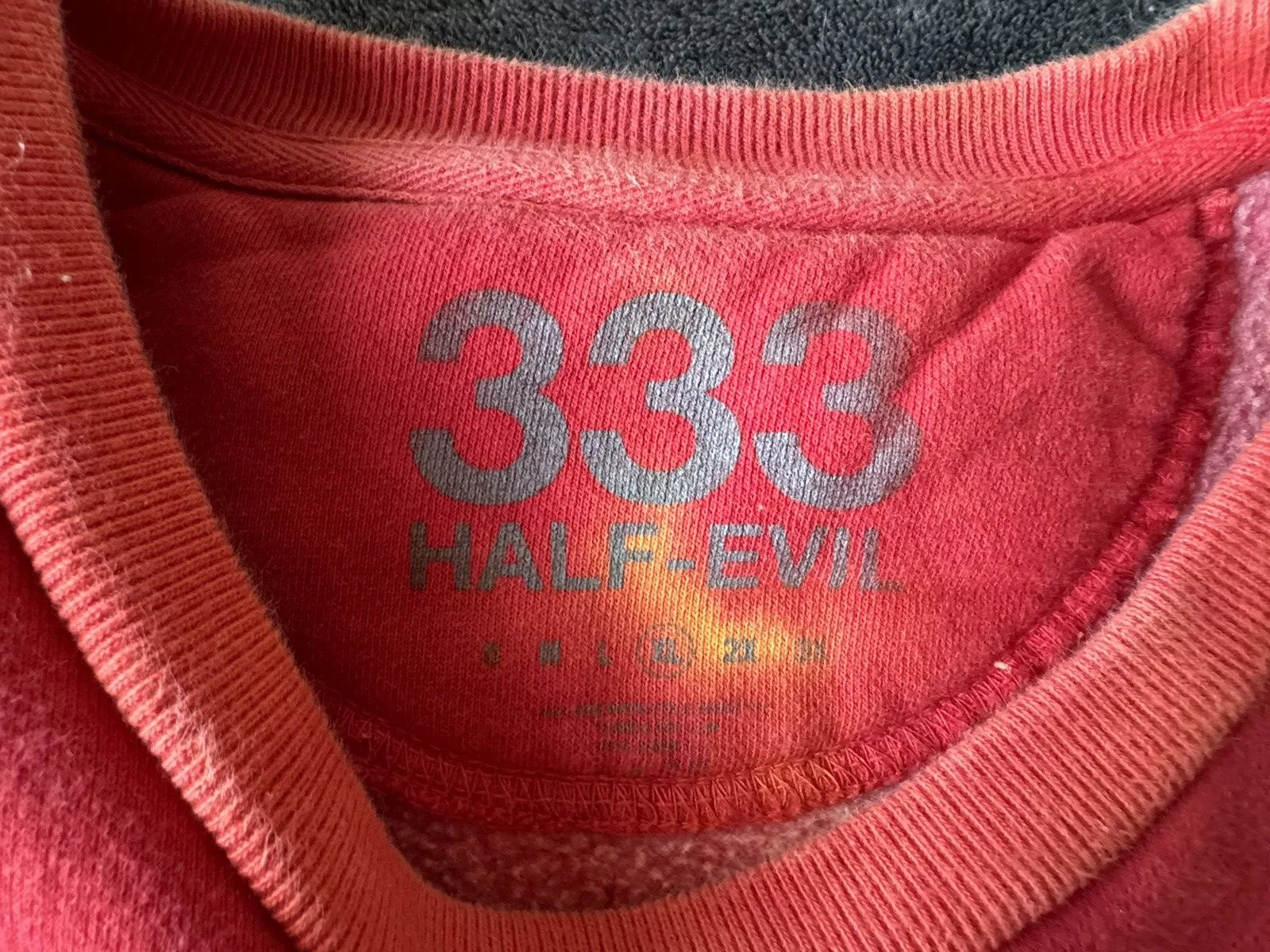 Half Evil Sweatshirts Hoodies Half Evil Crewneck Orange
