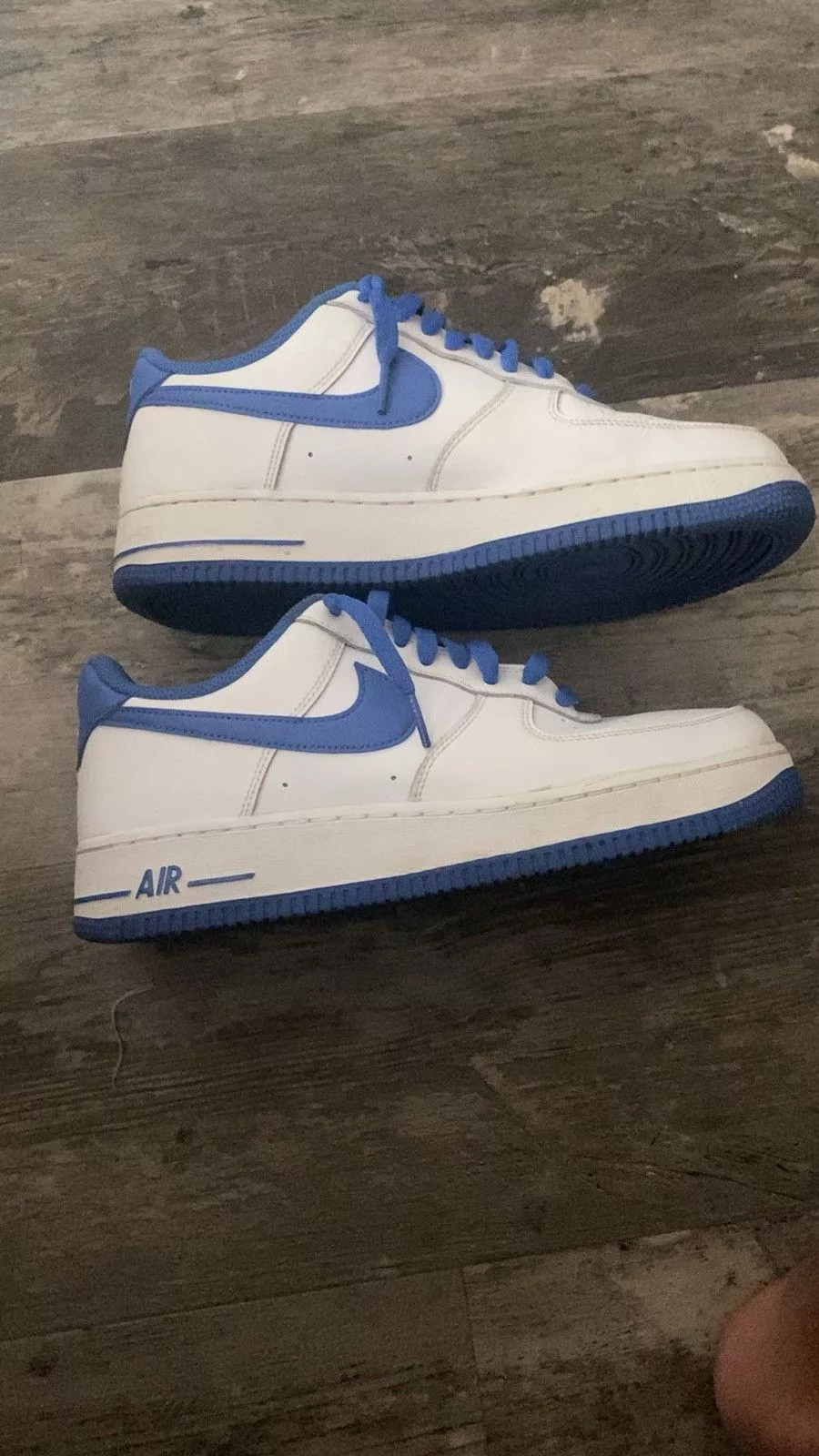 Nike Low Top Sneakers Nike White / Blue Air Force 1