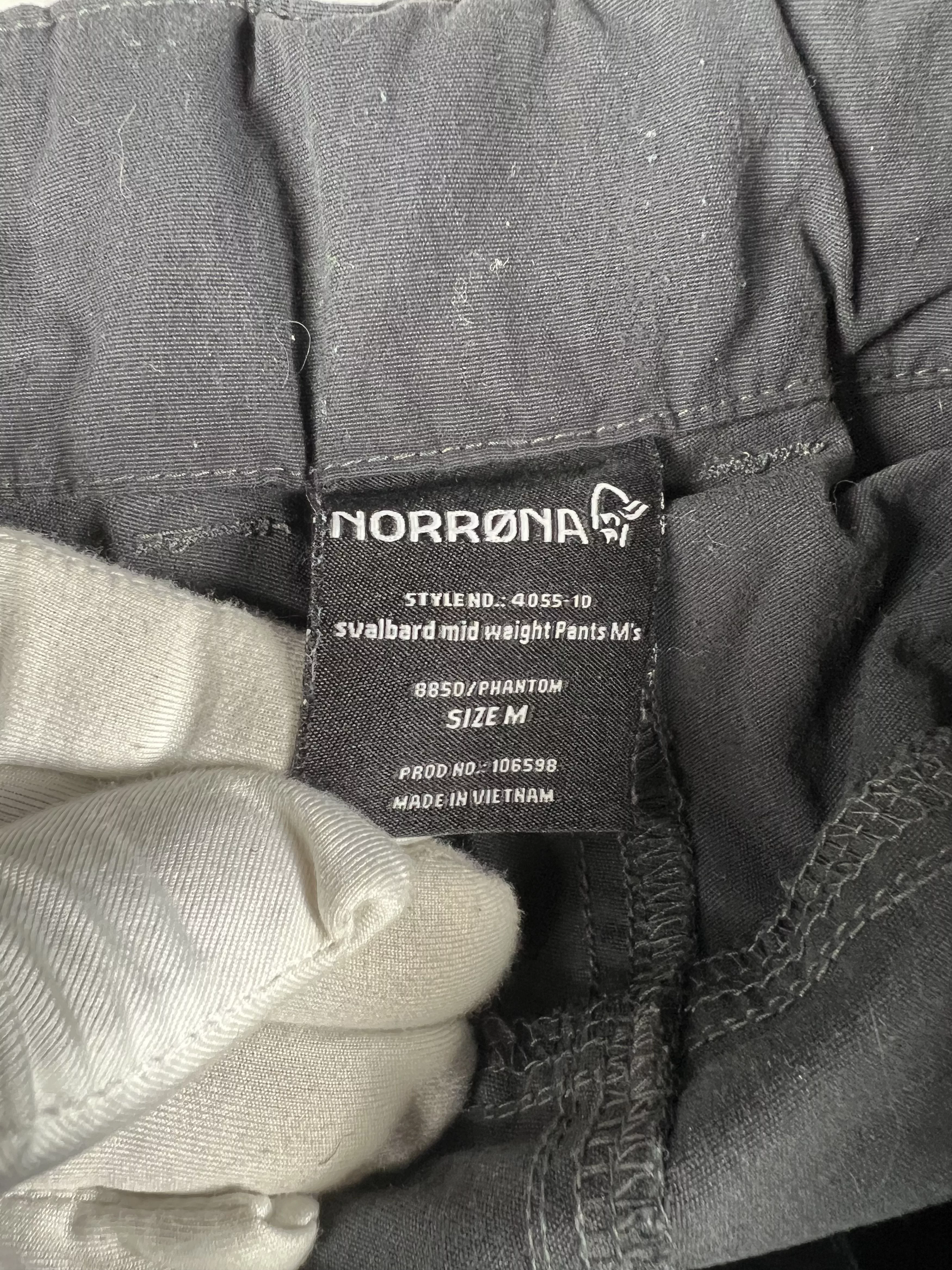 Norrona Casual Pants Norrona Svalbard pants Soft-Shell M Gray