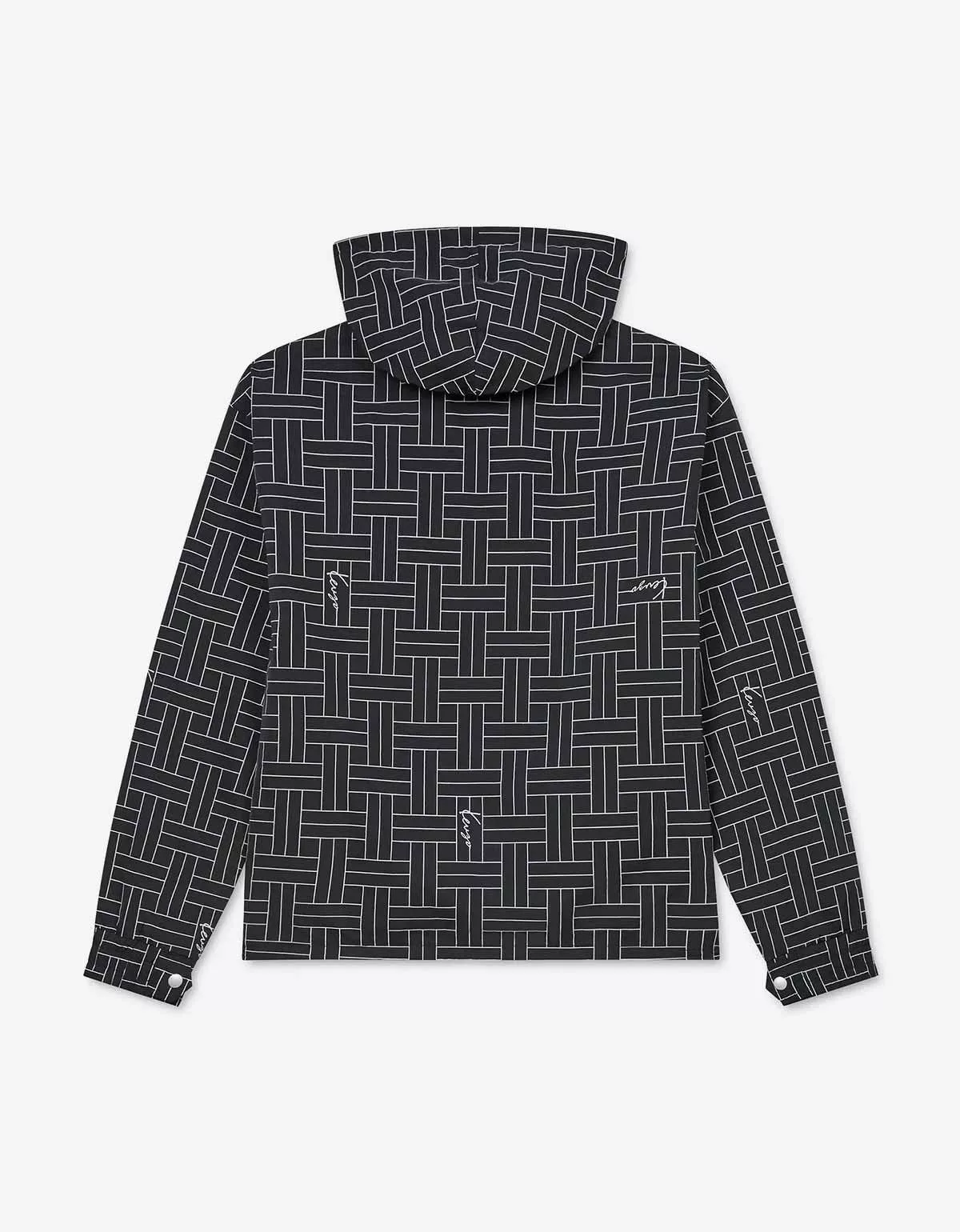 Kenzo Light Jackets Kenzo Black Kenzo Weave Windbreaker