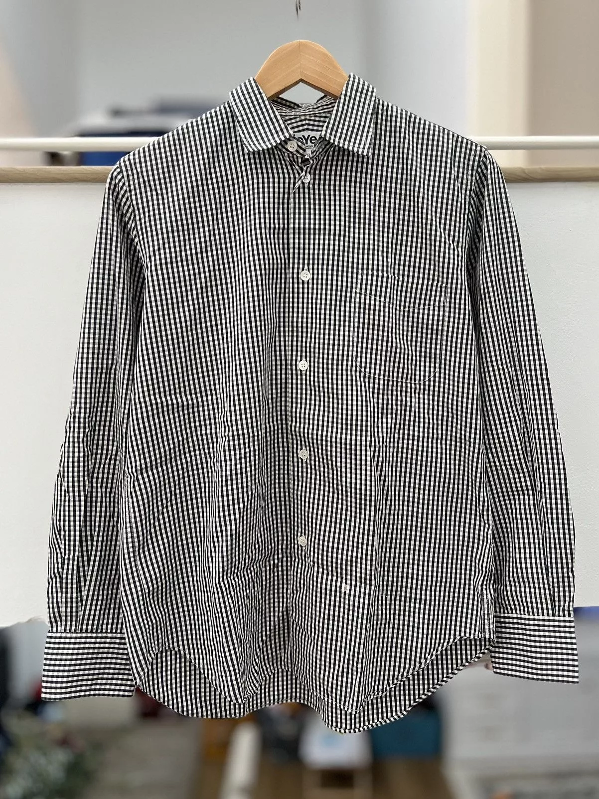 Comme des Garcons Shirts Button Ups Comme des Garcons × Japanese Brand × Junya Watanabe JUNYA WATANABE X COMME DES GARCONS SHIRT BUTTON UP Black