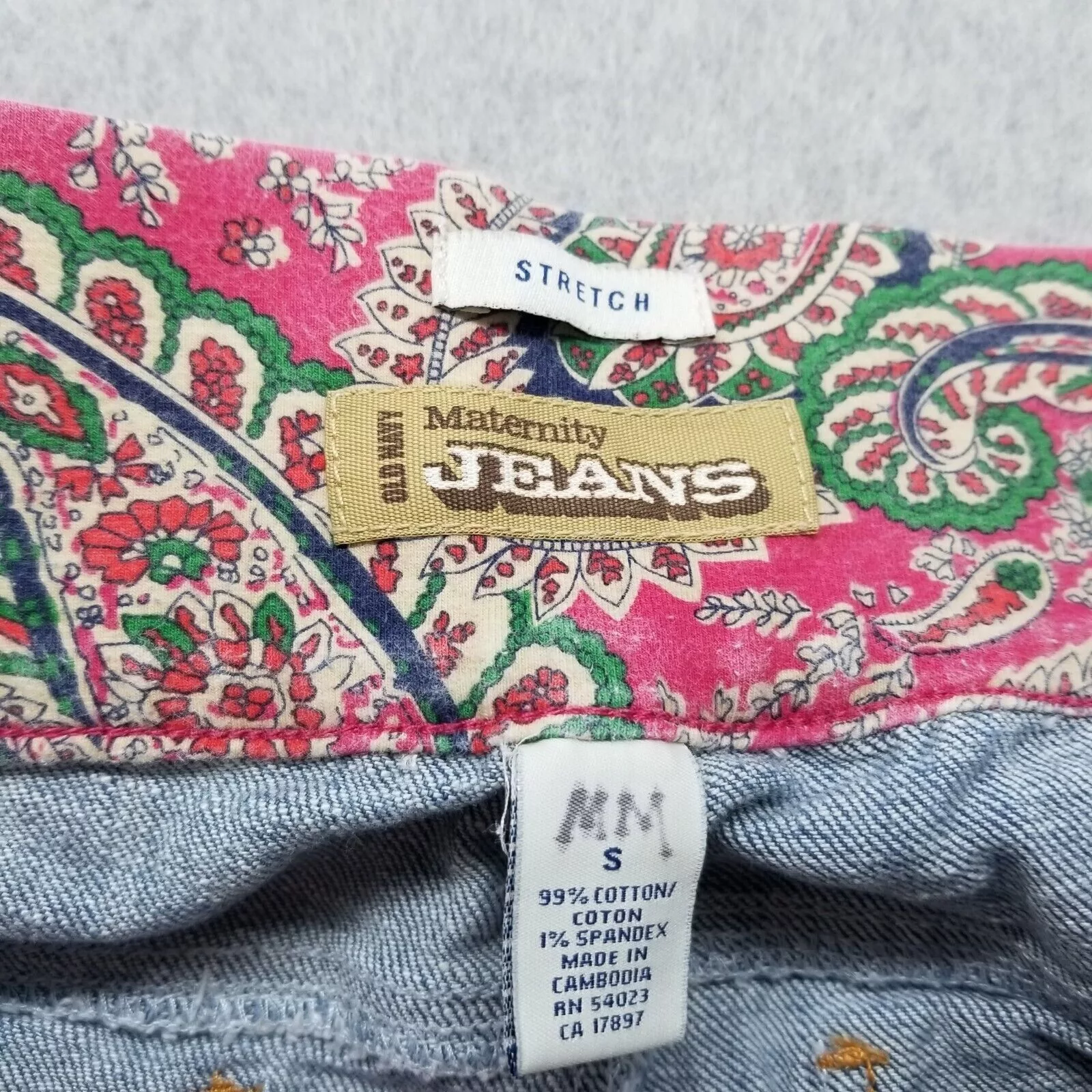 Old Navy Jeans Old Navy Maternity Jeans Womens S Blue Denim Stretch Bermuda