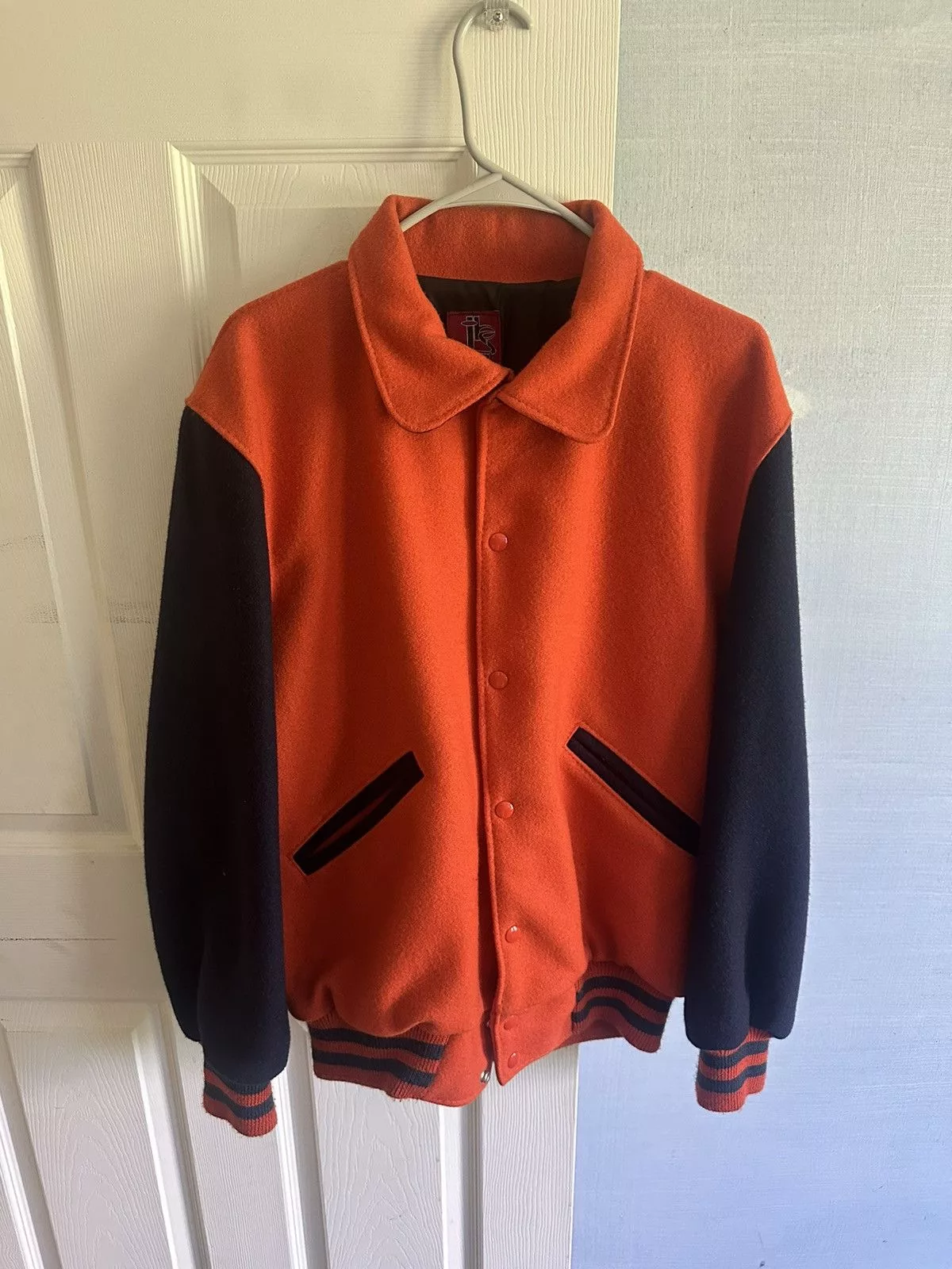 Vintage Bombers Vintage Varsity Jacket Orange