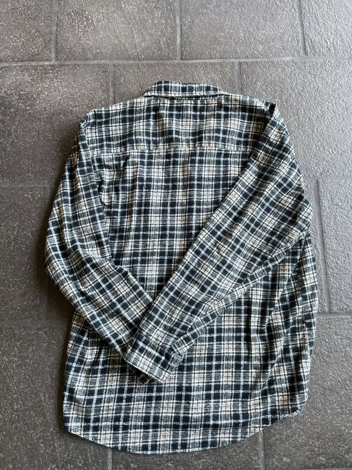 Haband Shirts Button Ups Vintage Haband Black Flannel