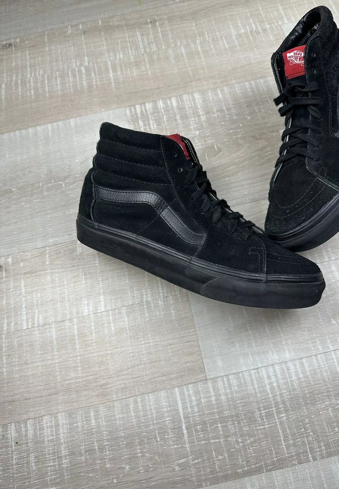 Vans Hi Top Sneakers Vans × Vintage Vintage 90s Vans Sk8 hi retro suede US 8/40,5-41 EUR/ 26 cm Black Streetwear