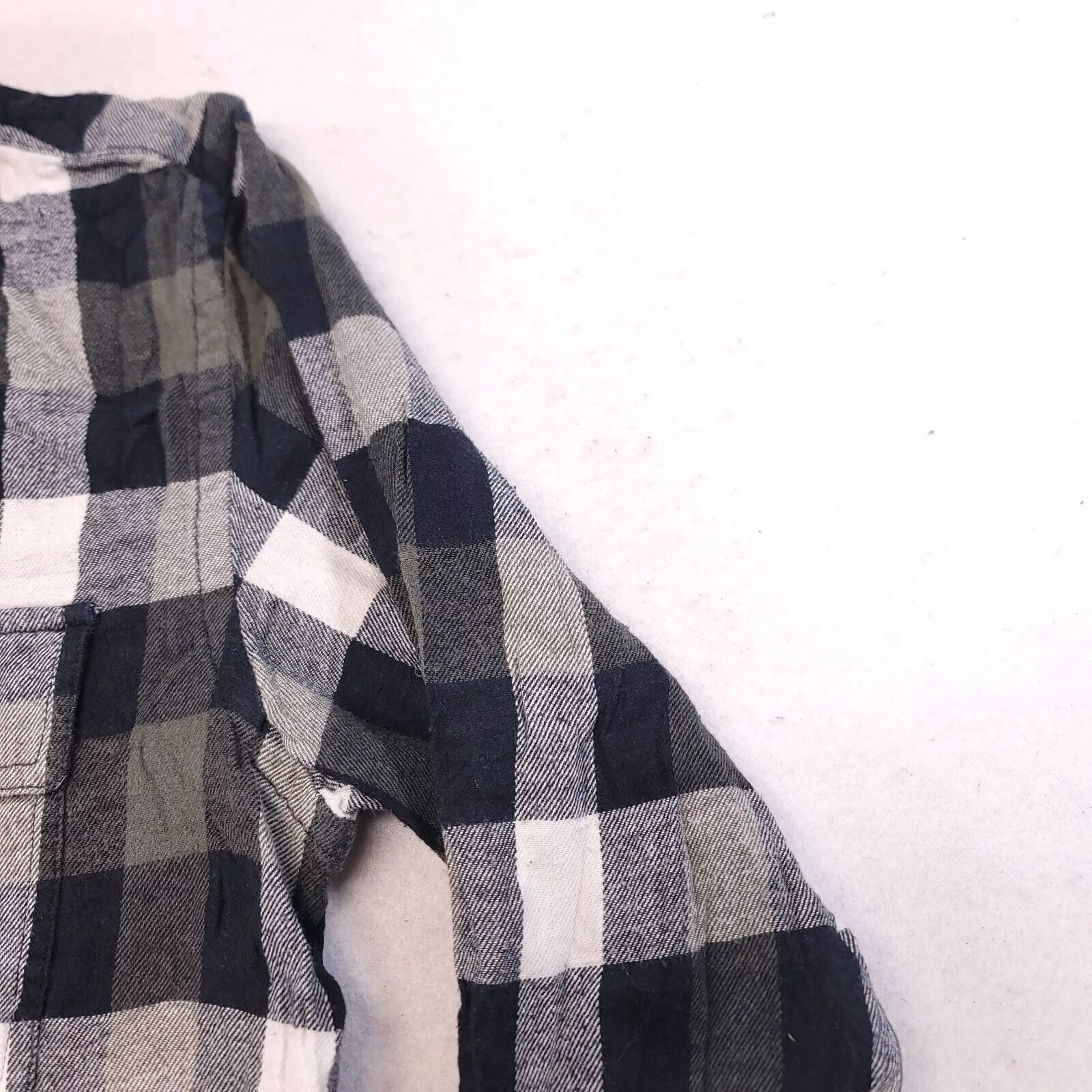 Old Navy Shirts Button Ups Old Navy Gingham Flannel Shirt Mens Size Medium Green Black