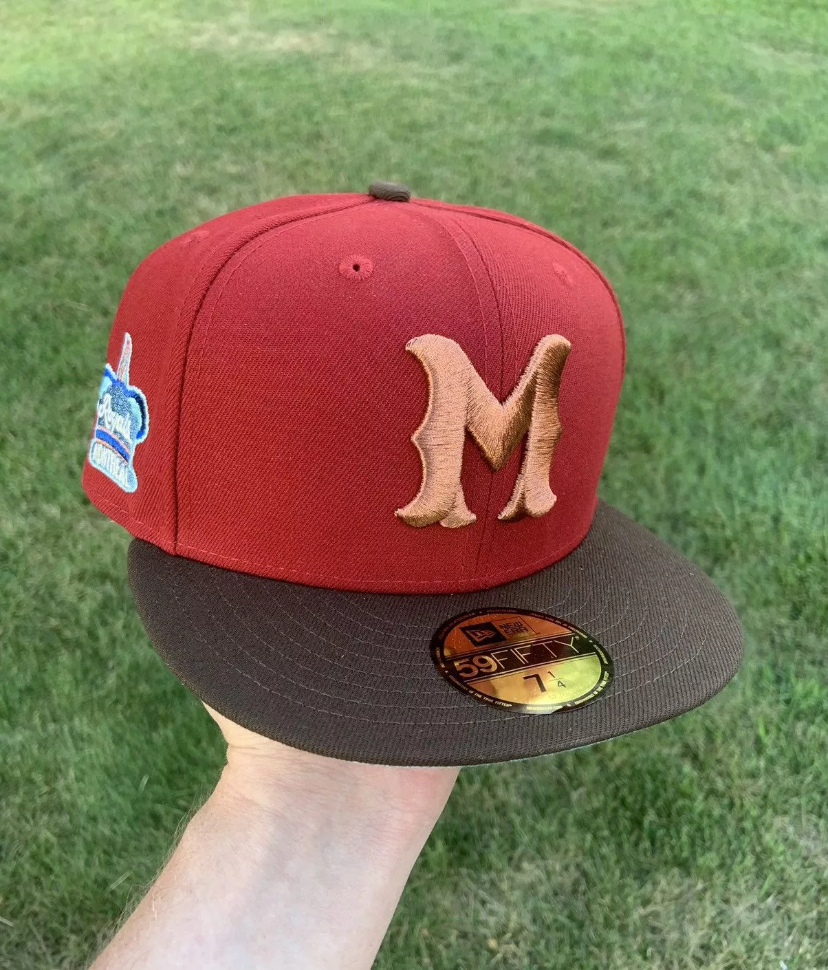 Hat Club Hats Hat Club × MyFitteds × New Era Exclusive Montreal Royals Fitted 7 1/4 Two Tone Copper Red