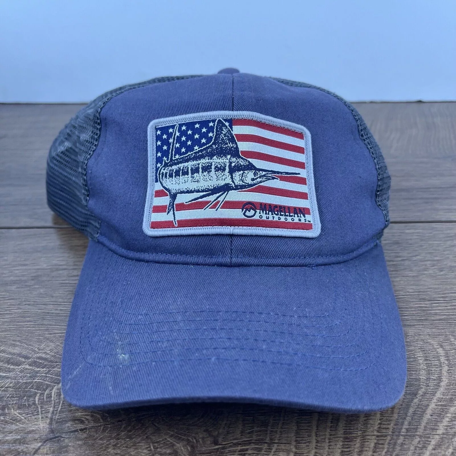Other Hats Other Magellan Outdoors Snapback Hat Marlin Blue Adjustable Hat Bl