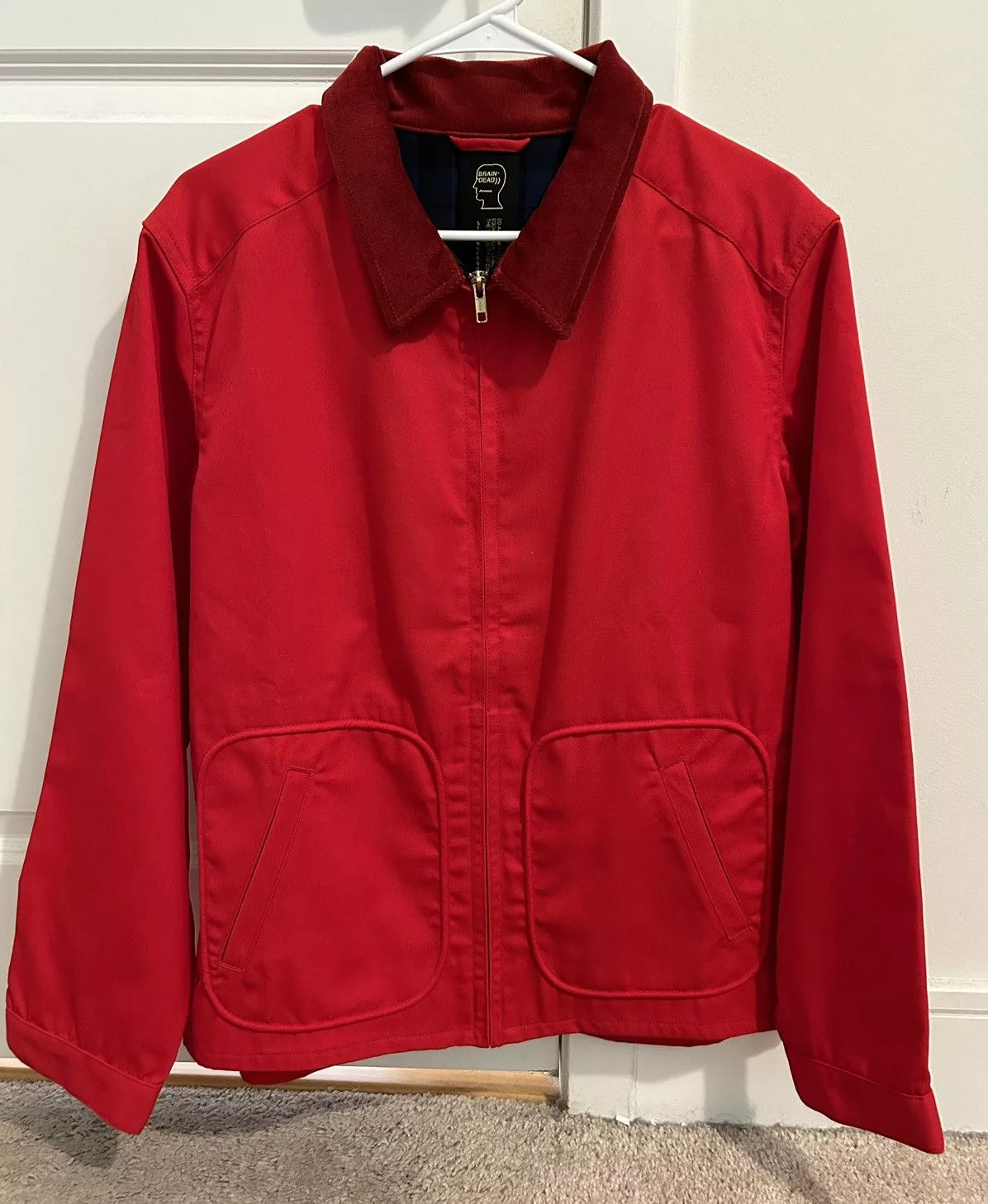 Brain Dead Light Jackets Brain Dead Work Jacket Red