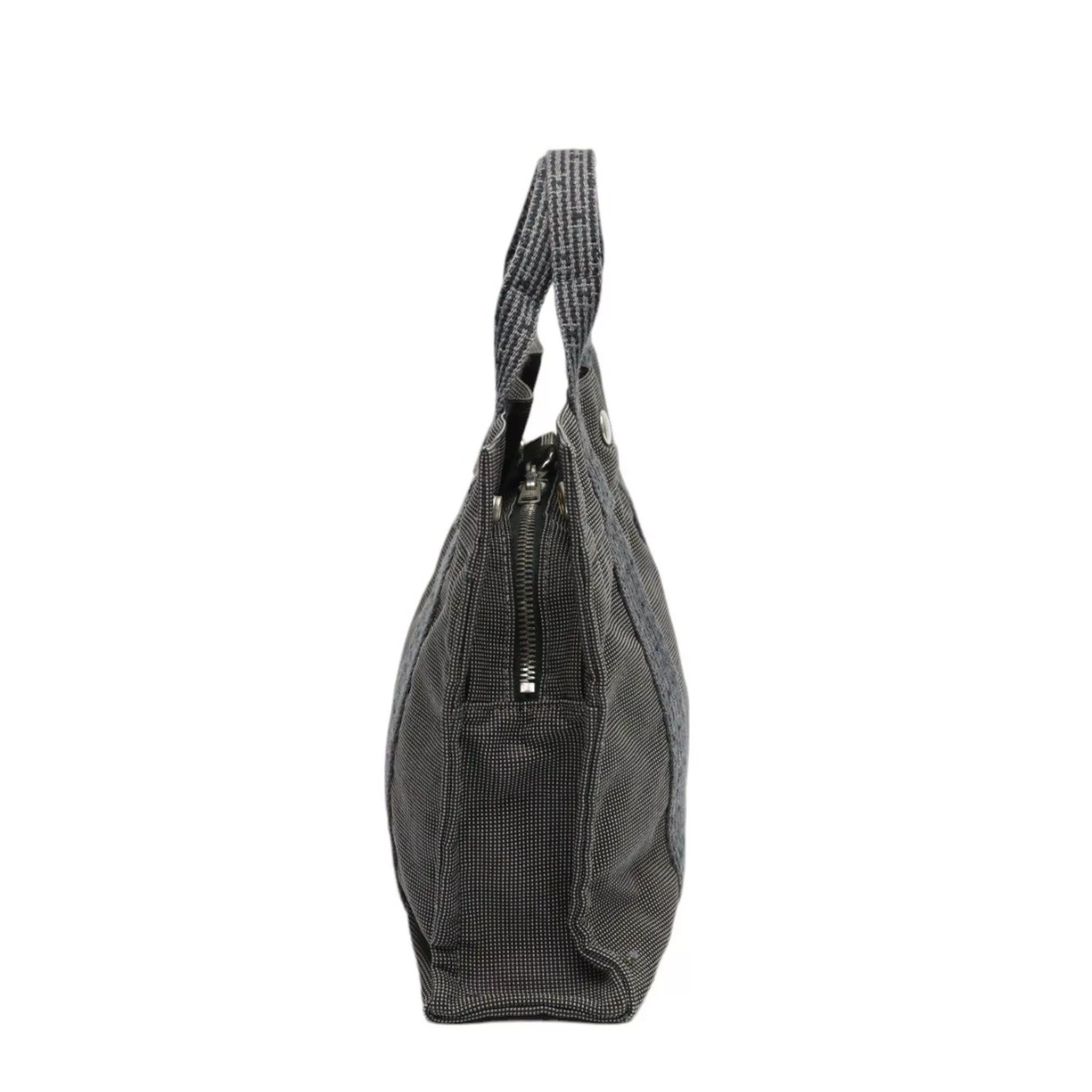 Hermes Other HERMES Handbag Air Line Canvas Grey Gray