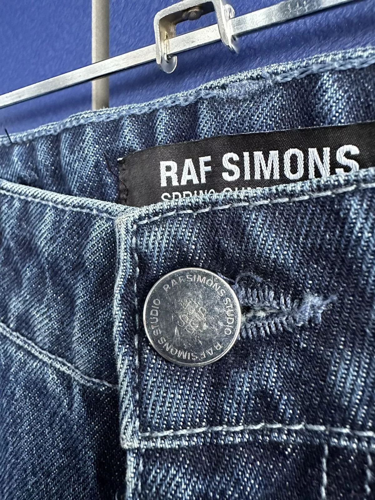 Raf Simons Denim Raf Simons RS Patch Community Denim Blue
